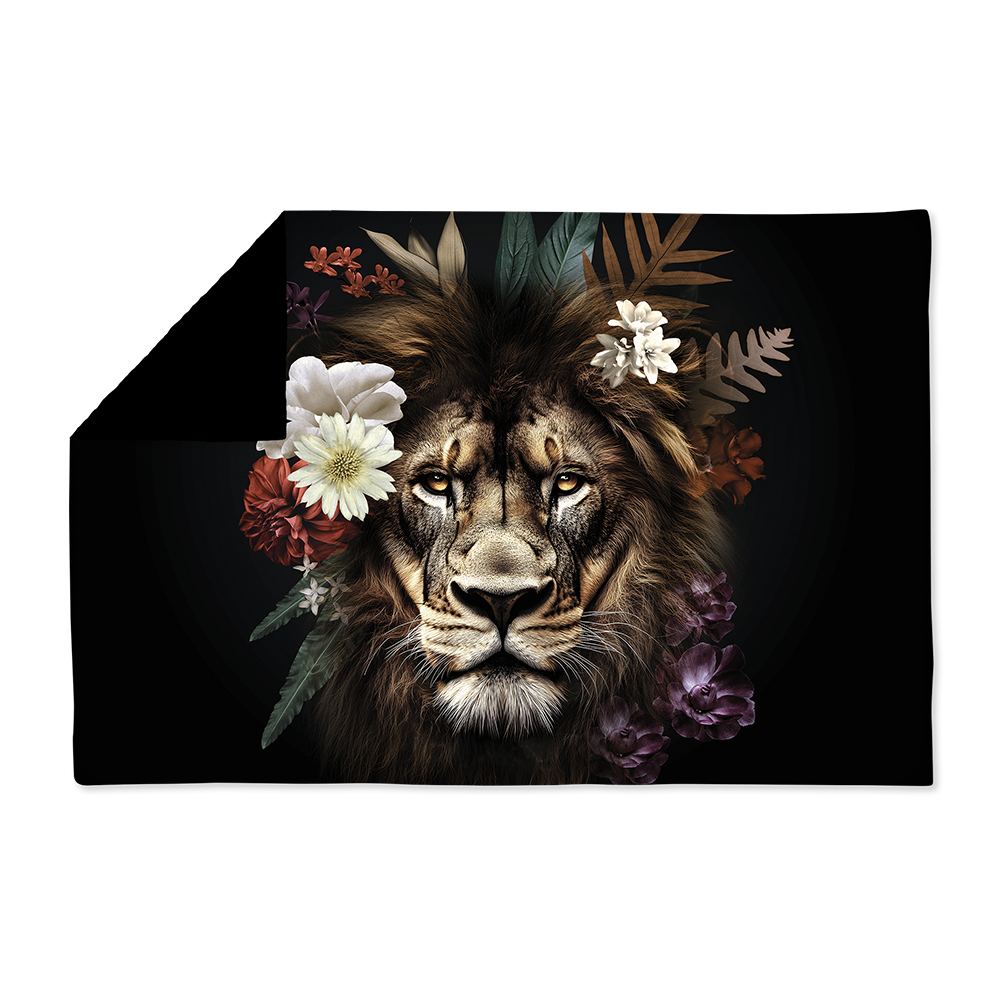 Plaid Velours Lion Montepulciano