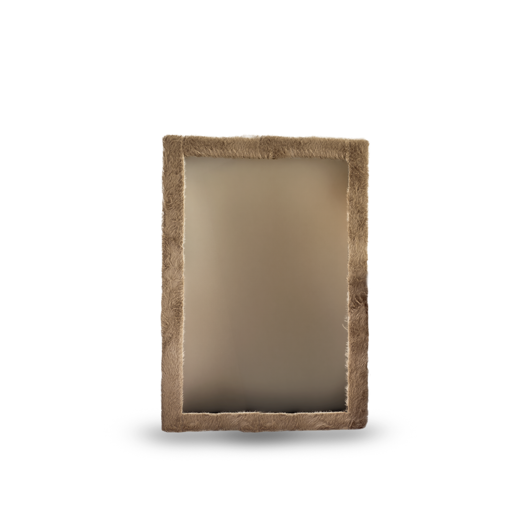 Miroir en fausse fourrure Pise