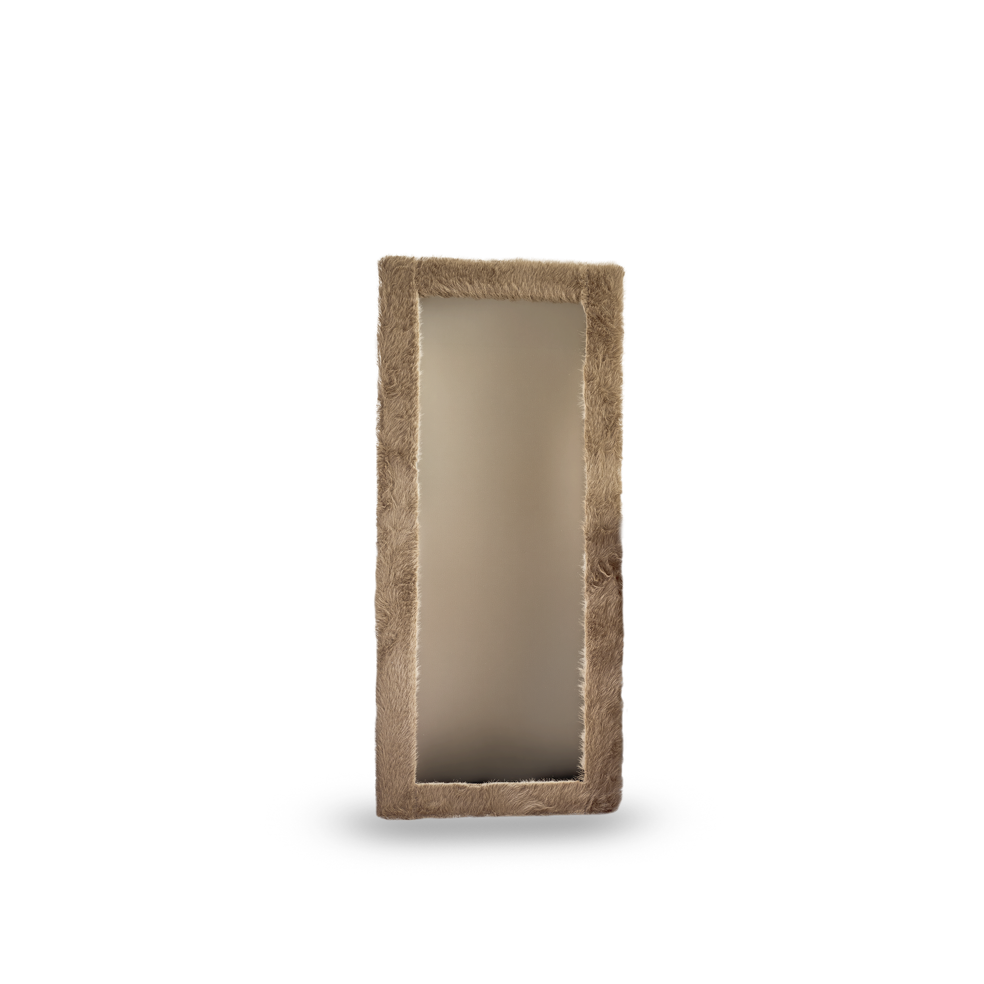Miroir en fausse fourrure Pise