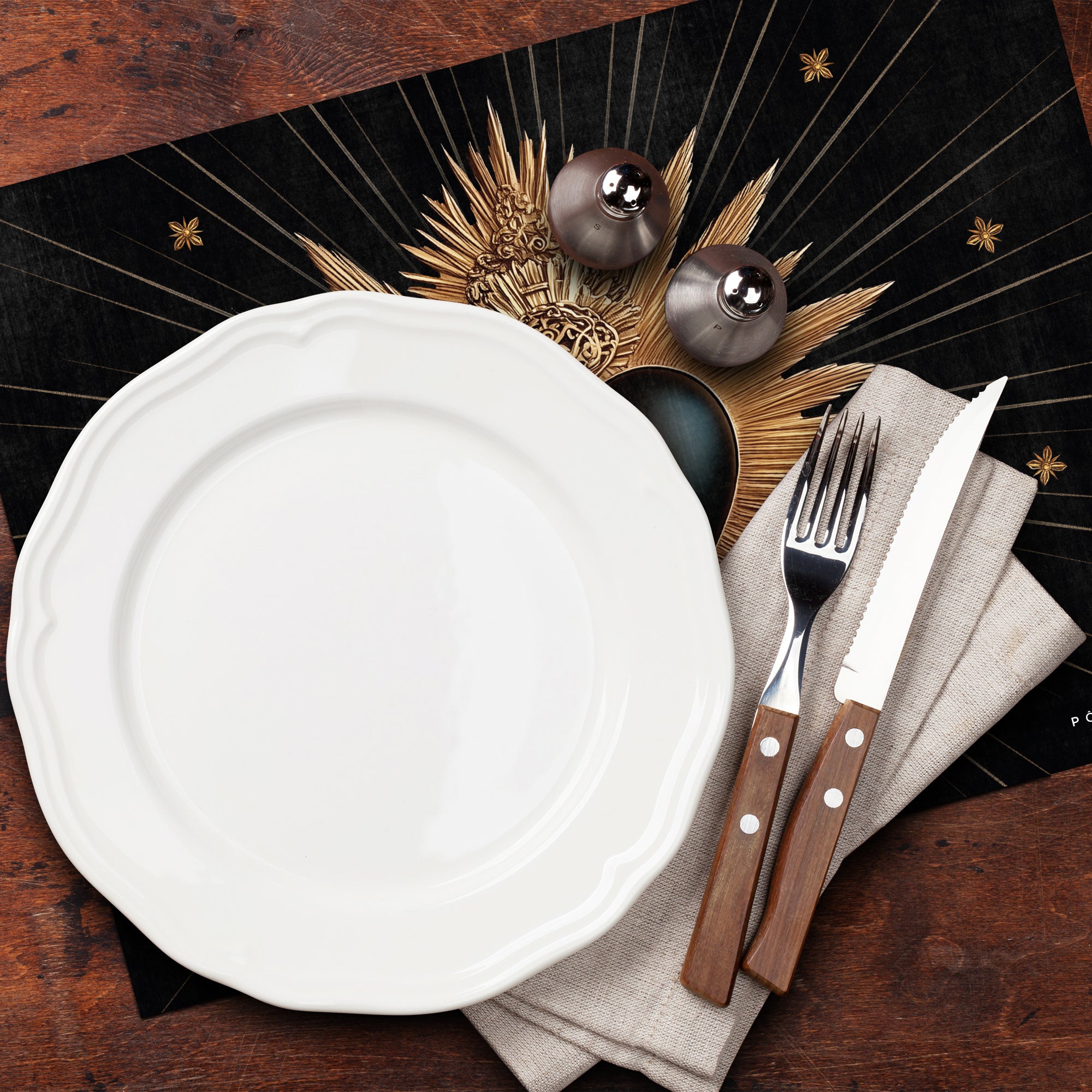 Set De Table Vinyle Ex Voto Montalcino