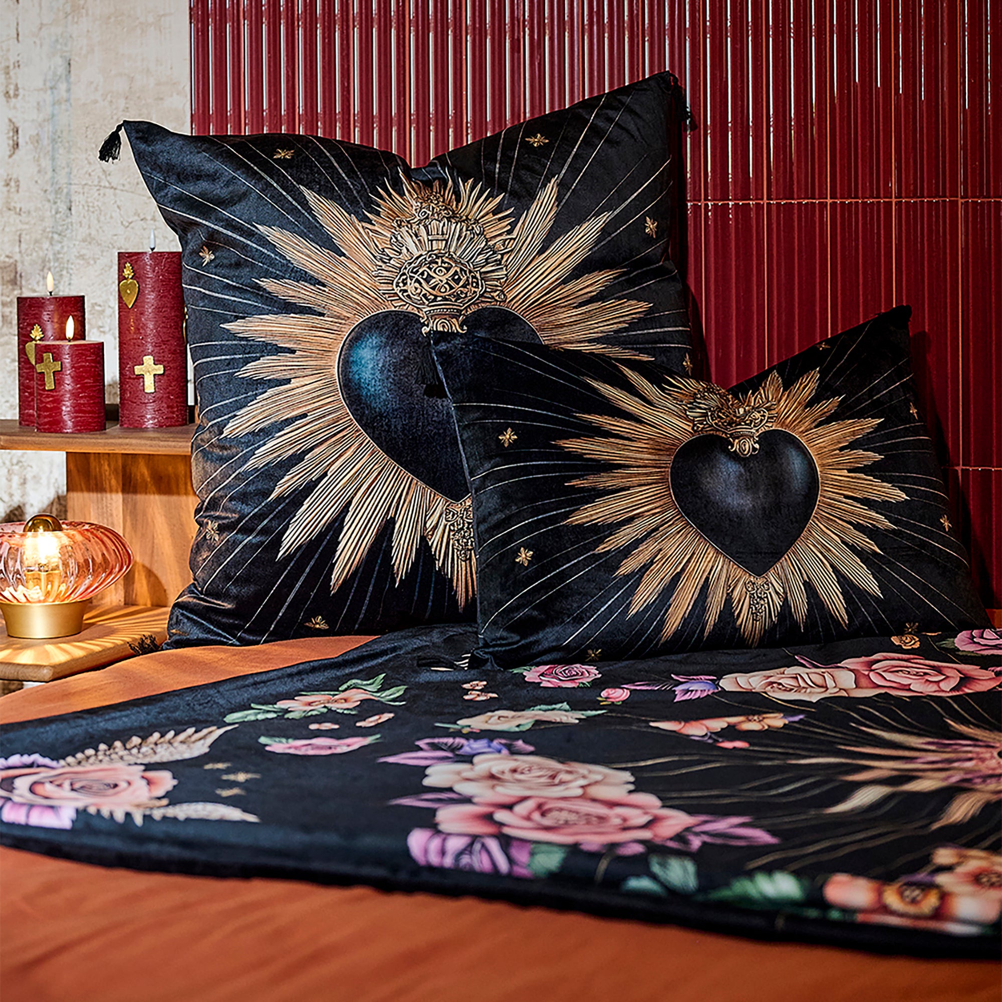 Coussin Velours Ex Voto Montalcino