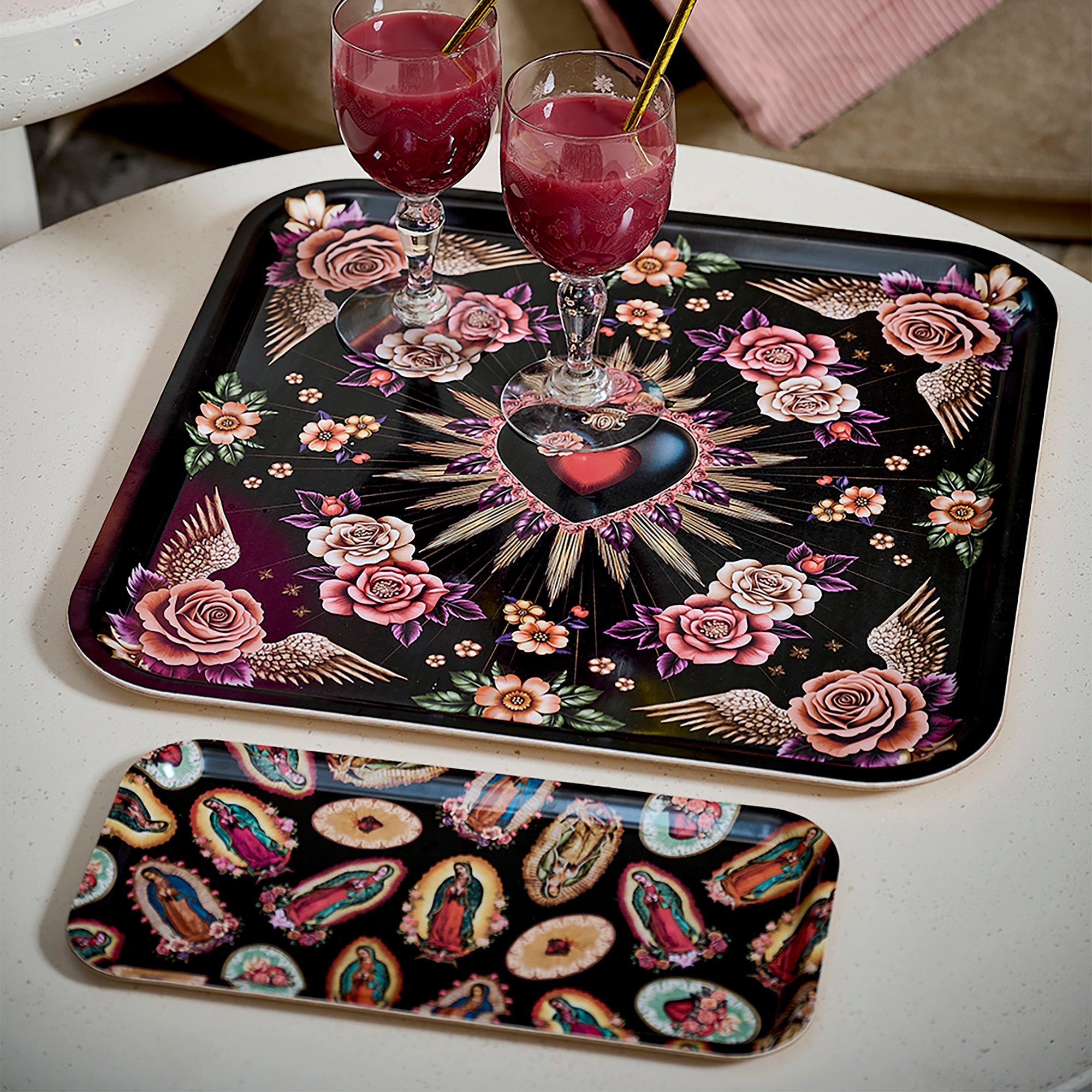 Plateau En Bois Ex Voto Chianti