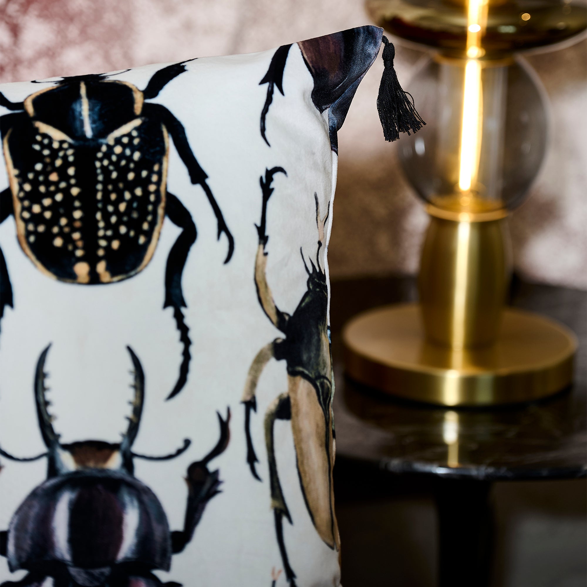 Coussin velours Arezzo