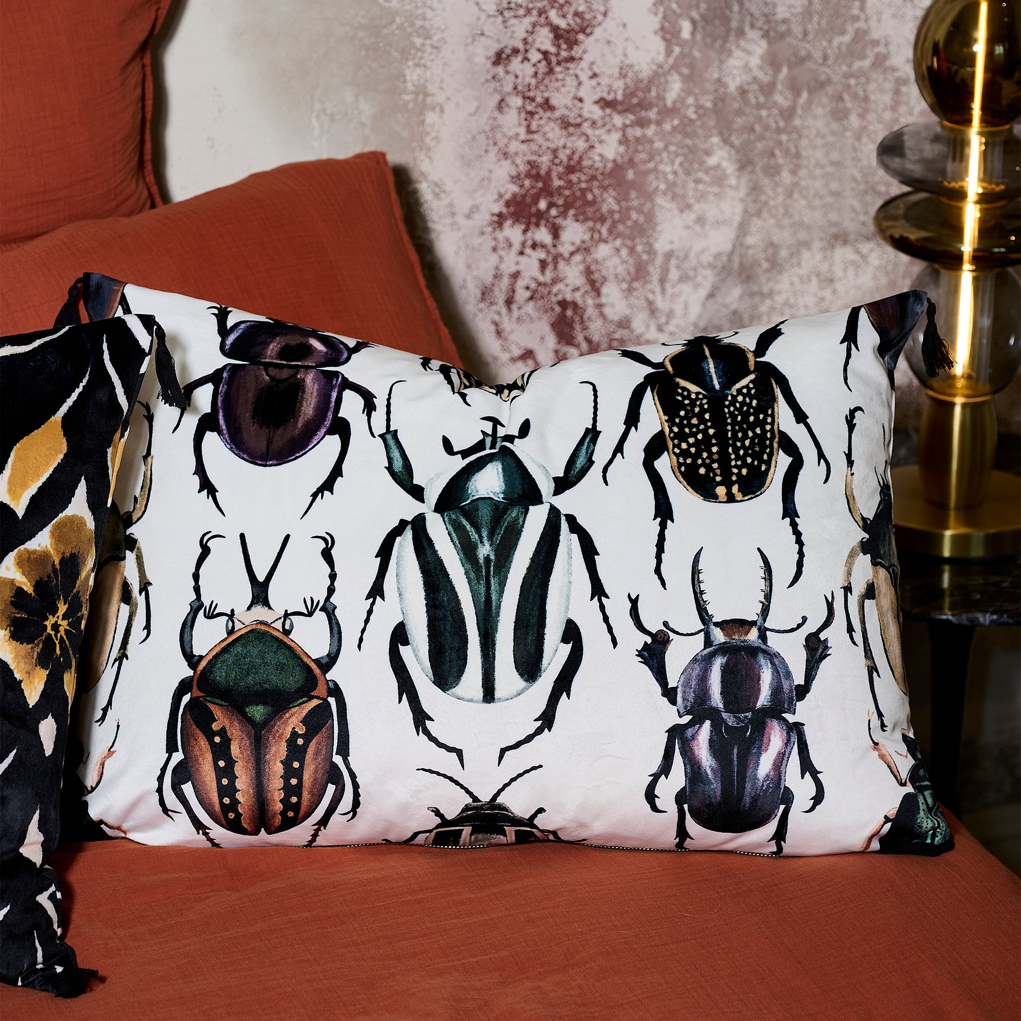 Coussin velours Arezzo