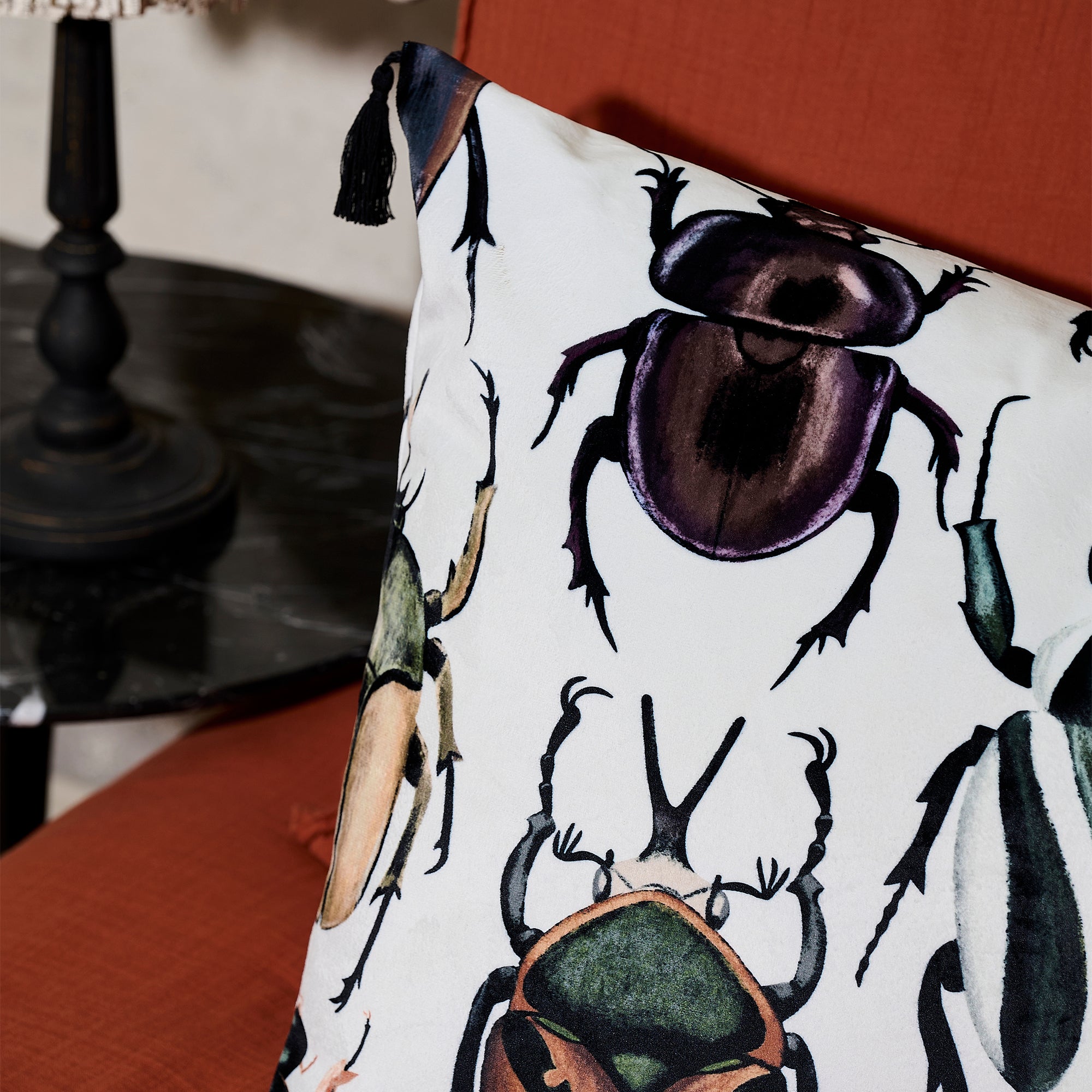 Coussin velours Arezzo