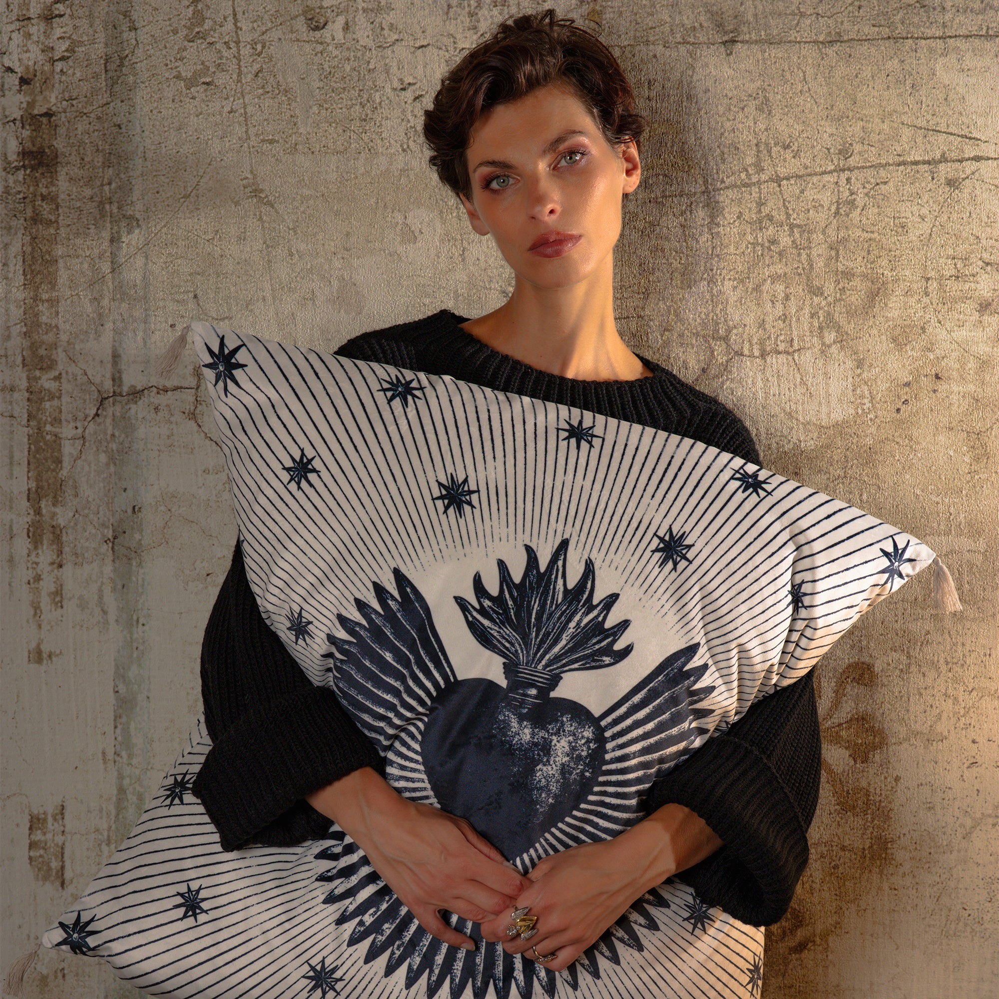 Coussin Velours Ex Voto Assur