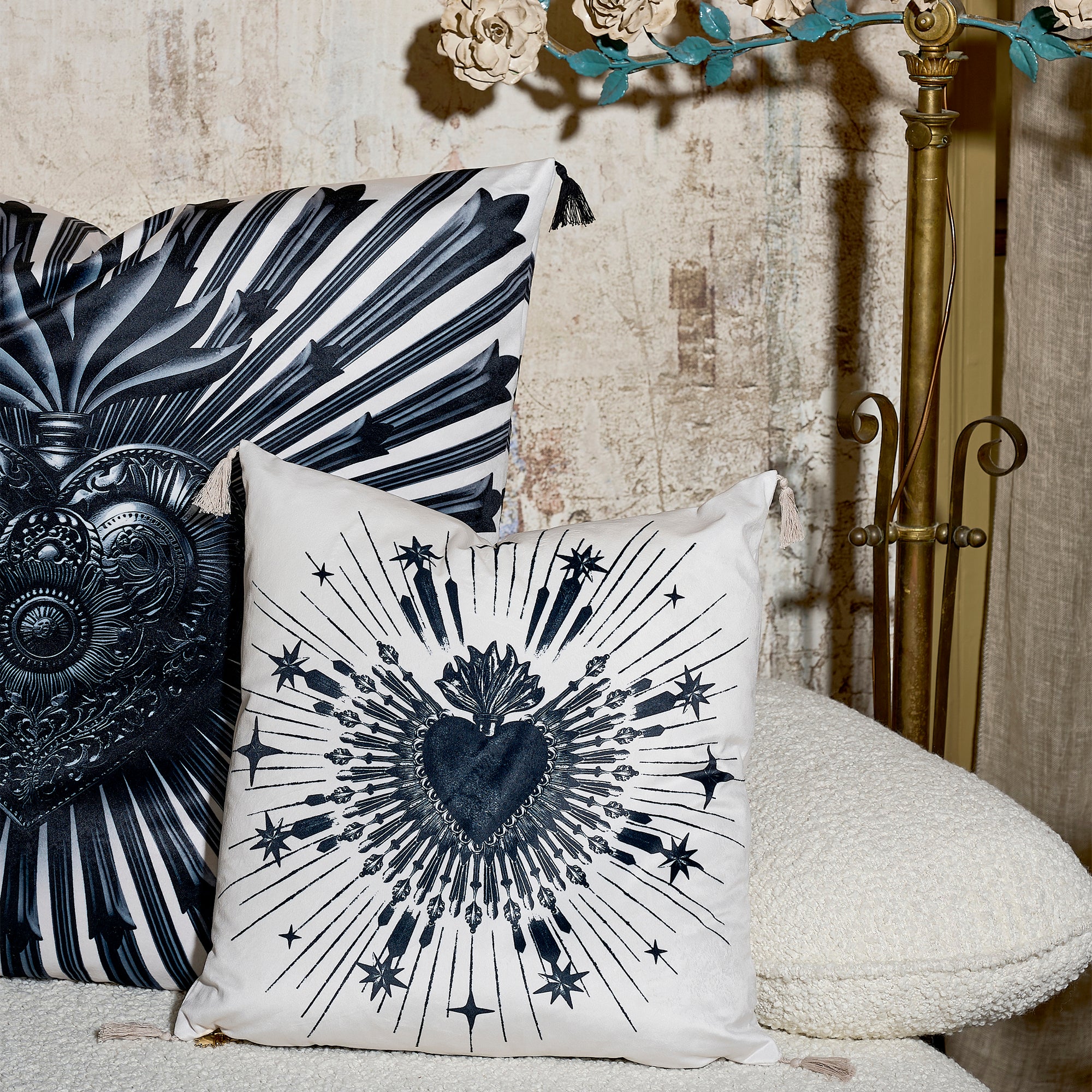 Coussin Velours Ex Voto Ur