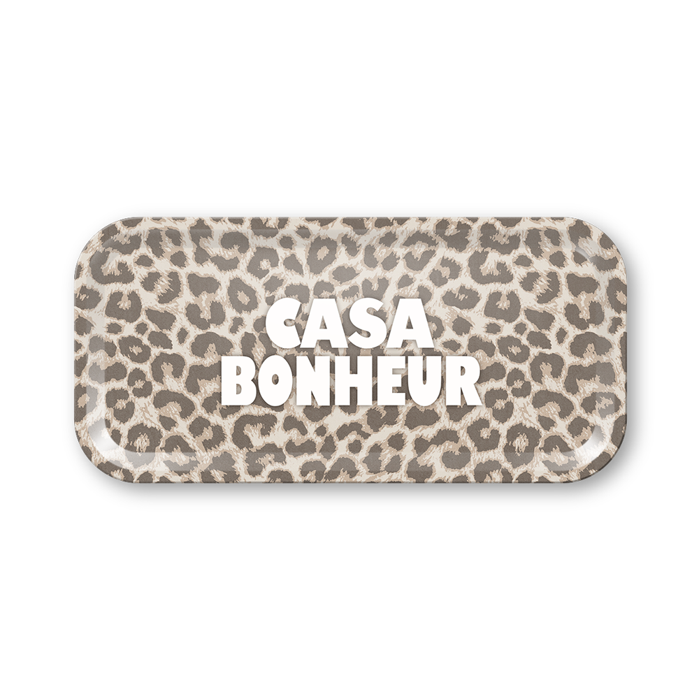 Plateau En Bois Léopard Eleusis
