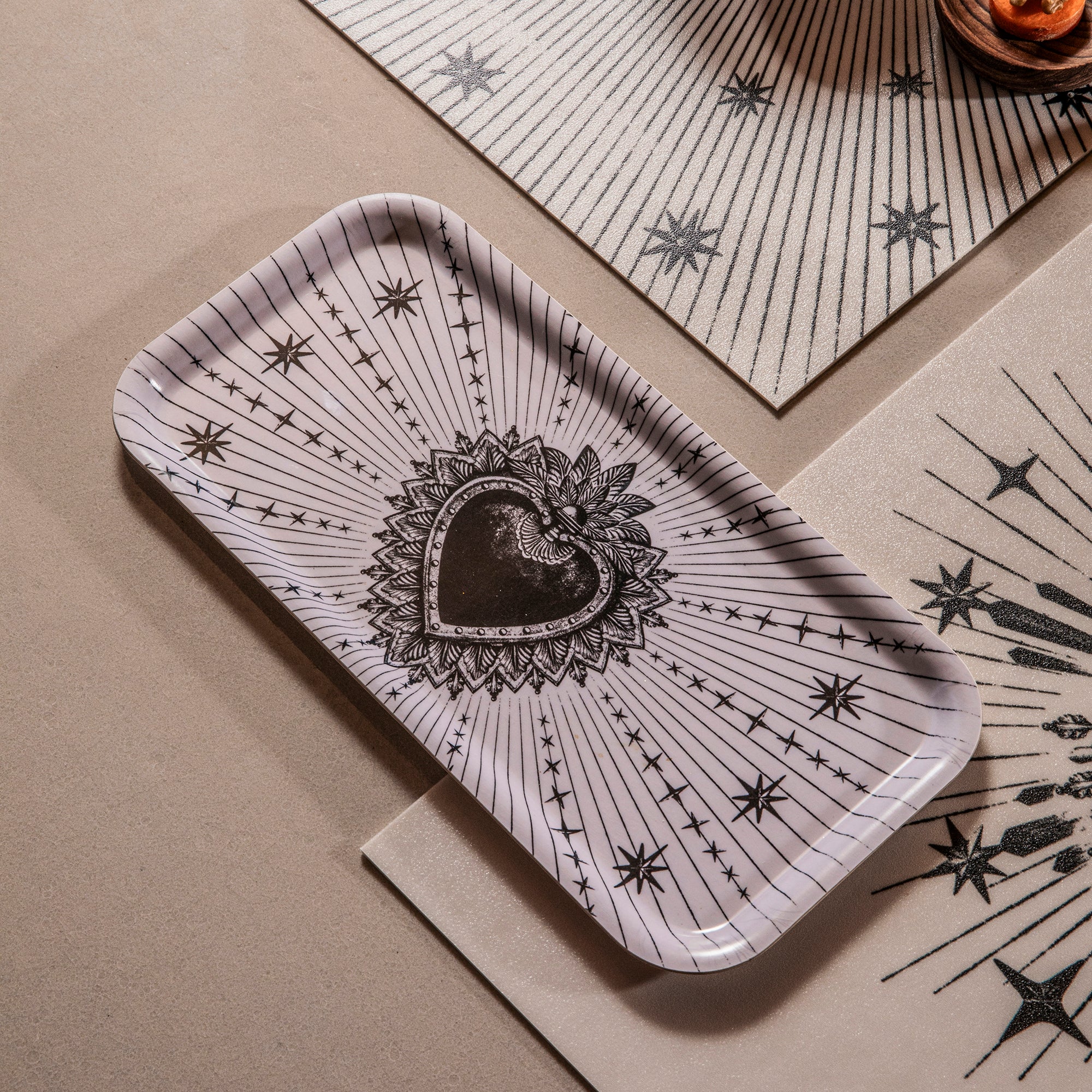 Plateau En Bois Ex Voto Antium