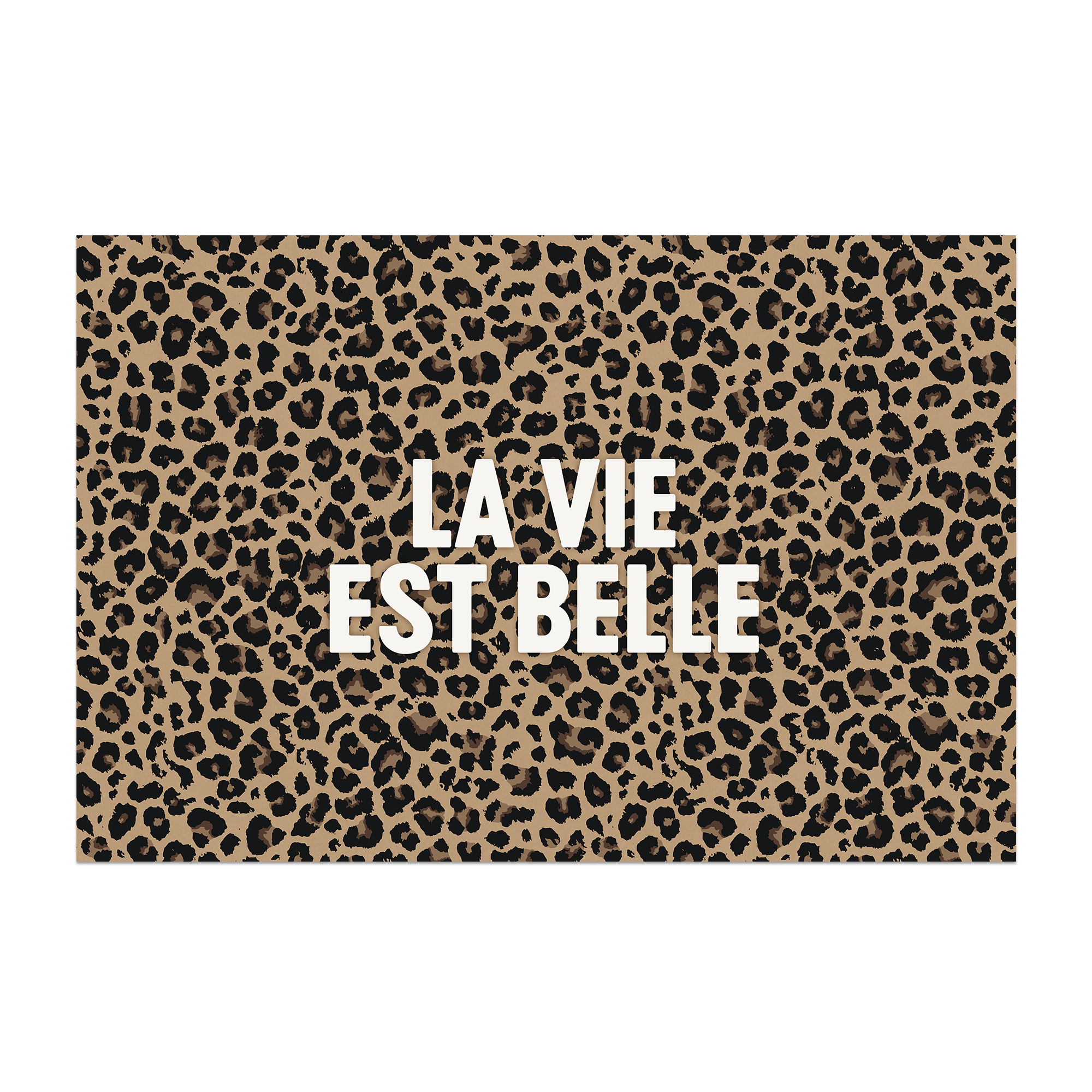 Tapis Vinyle Léopard Napata