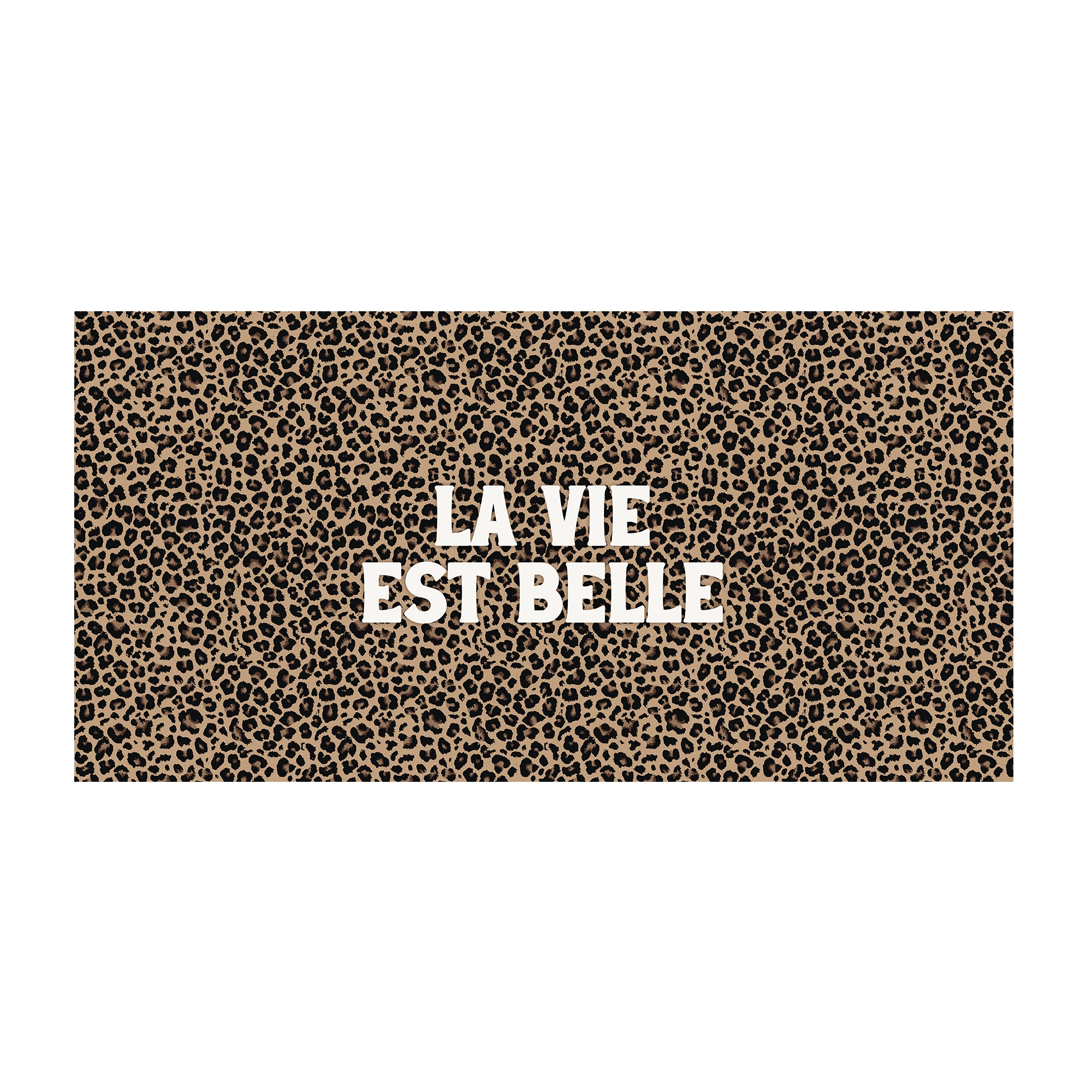 Tapis Vinyle Léopard Napata