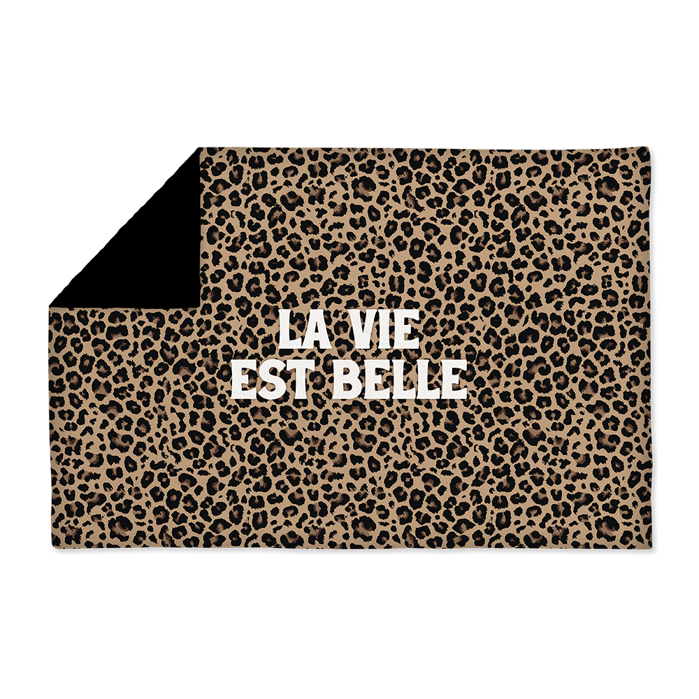 Plaid Velours Léopard Napata