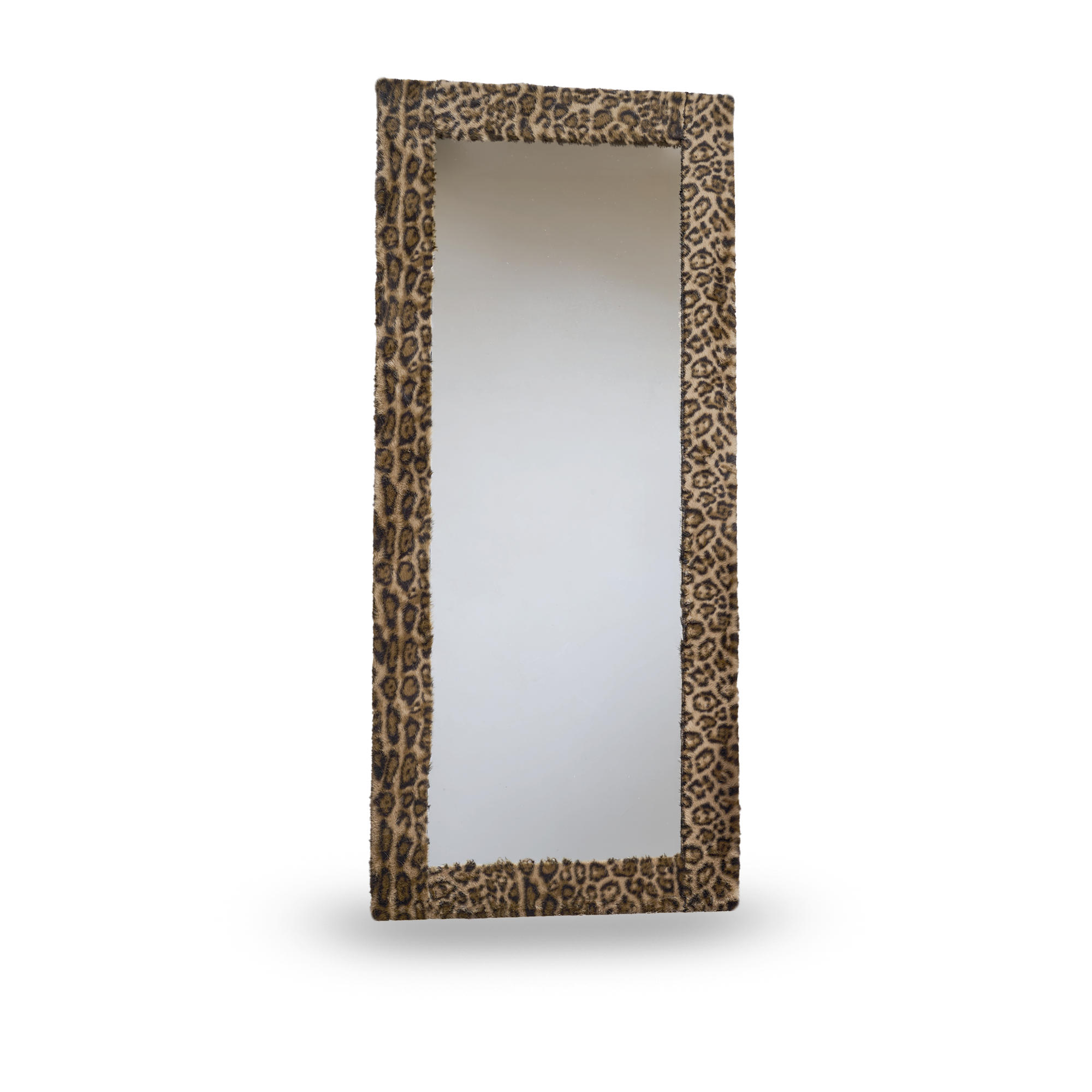 Miroir en fausse fourrure Léopard