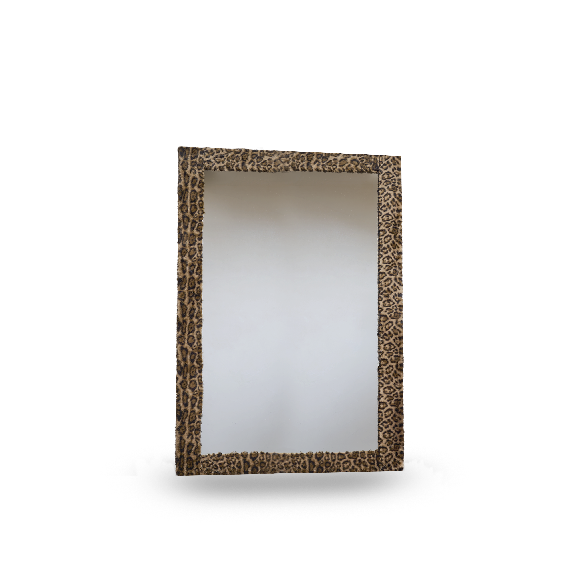 Miroir en fausse fourrure Léopard