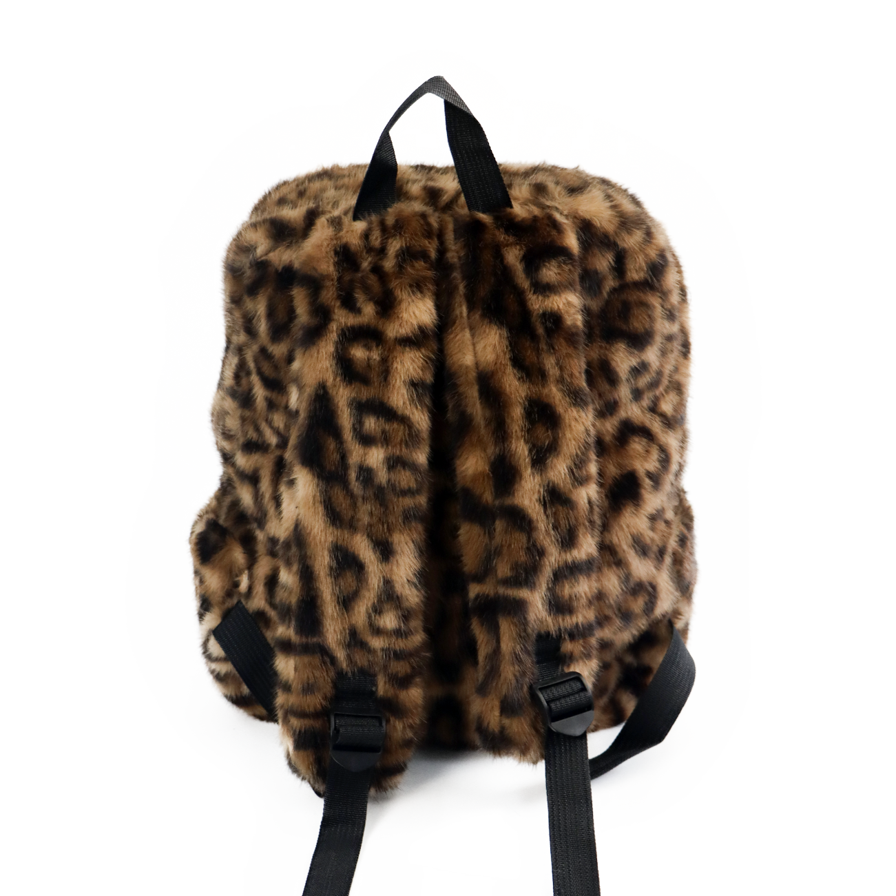 Sac à dos en fausse fourrure Léopard