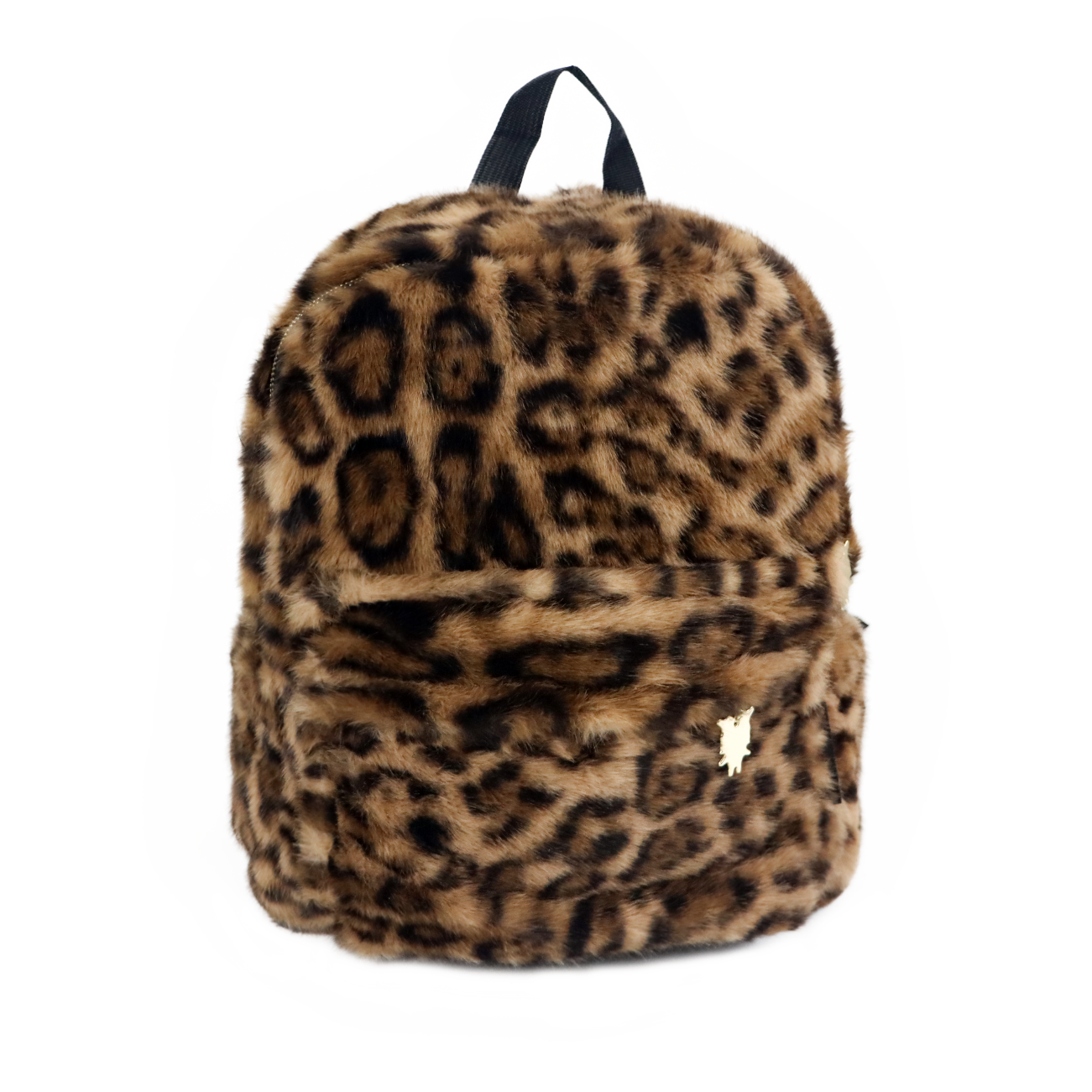 Sac à dos en fausse fourrure Léopard