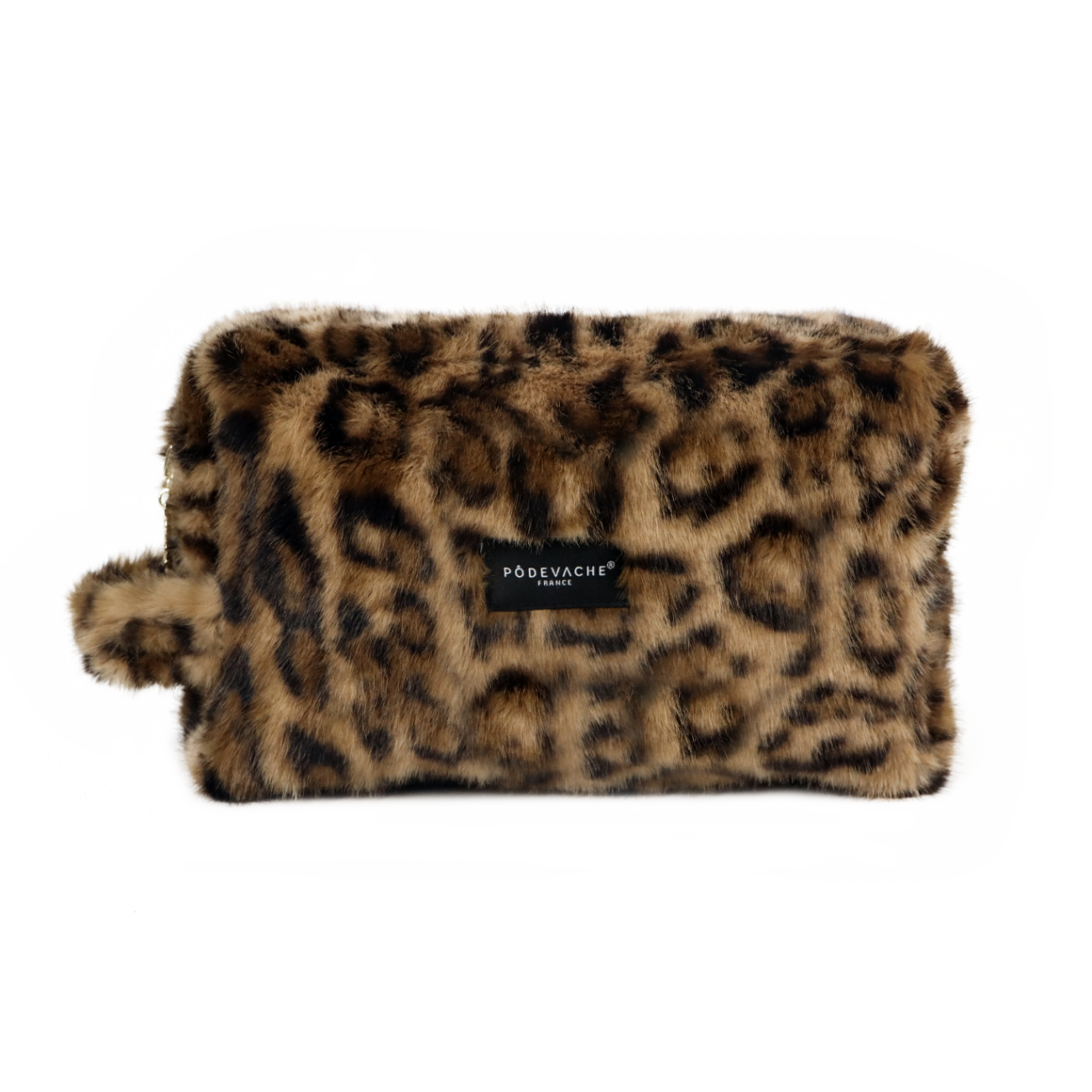 Pochette en fausse fourrure Léopard