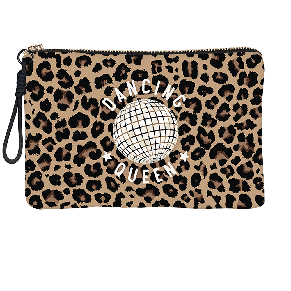 Pochette Velours Léopard Dancing Queen S