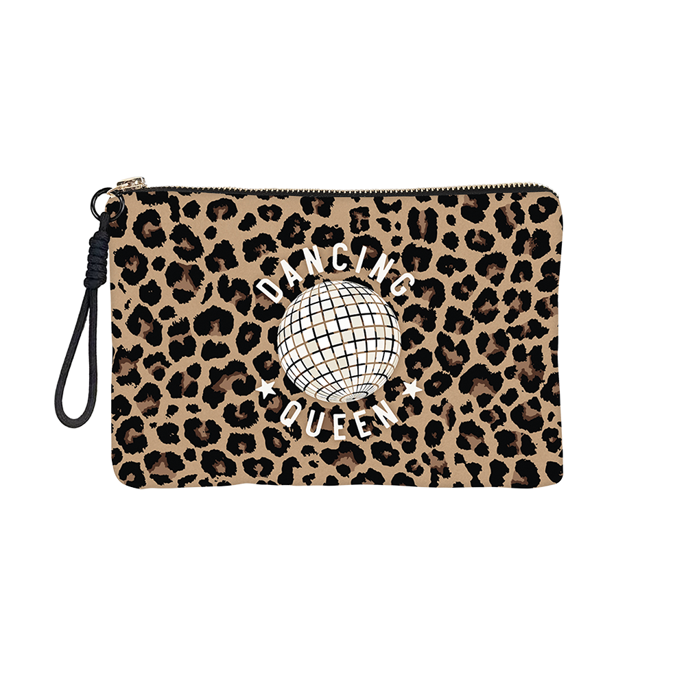 Pochette Velours Léopard Dancing Queen Xs