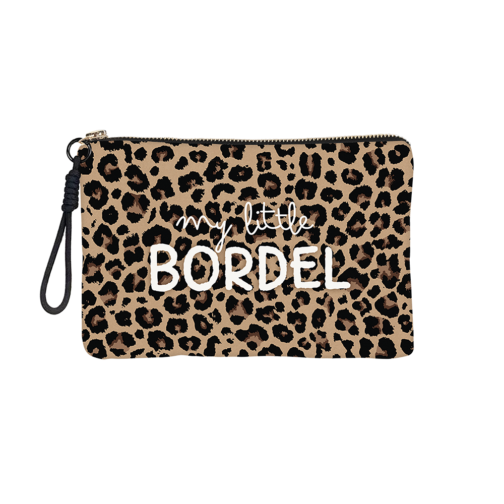 Pochette Velours Léopard My Little Bordel Xs
