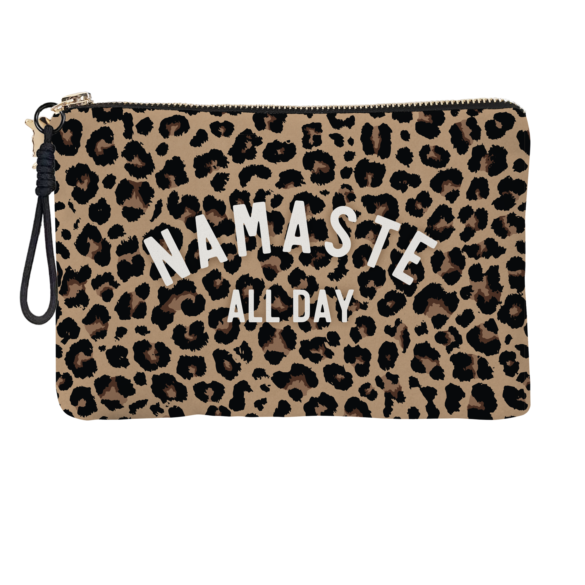 Pochette Velours Léopard Namaste All Day S