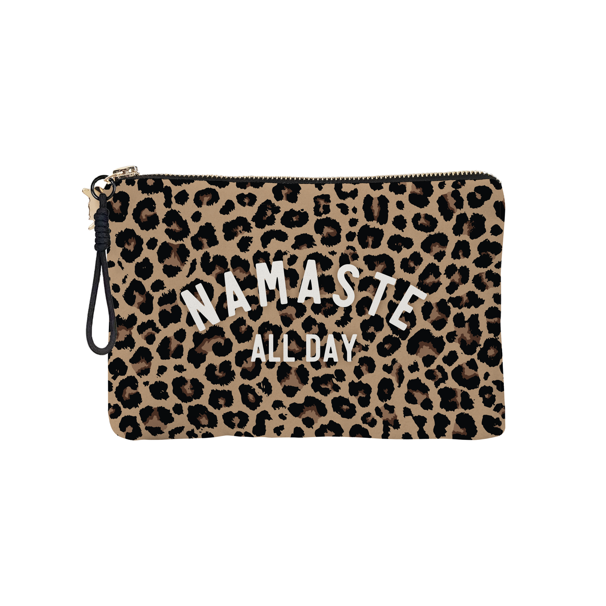 Pochette Velours Léopard Namaste All Day Xs