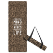 Tapis De Fitness Léopard Positive Vibes