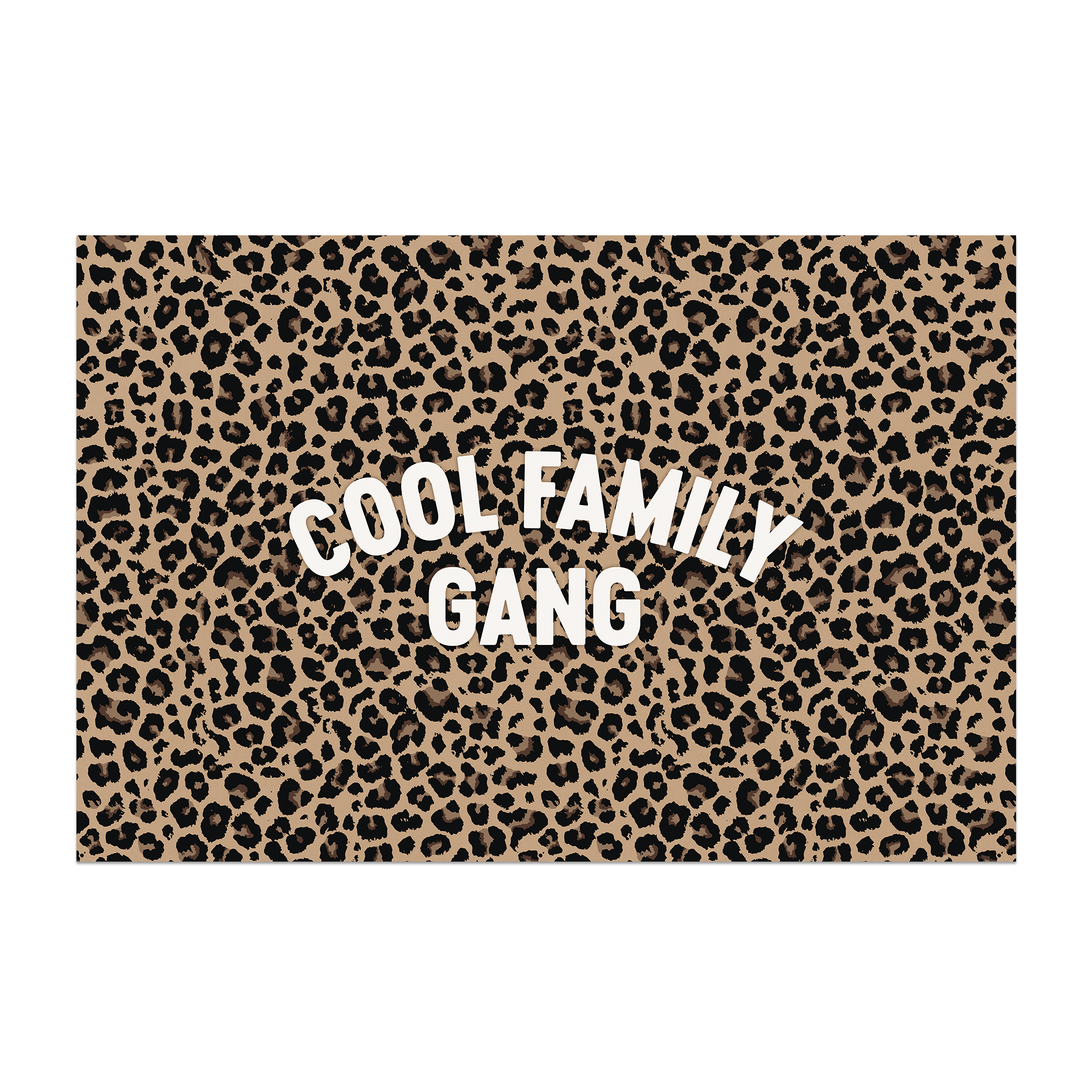 Tapis Vinyle Léopard Cool Family Gang