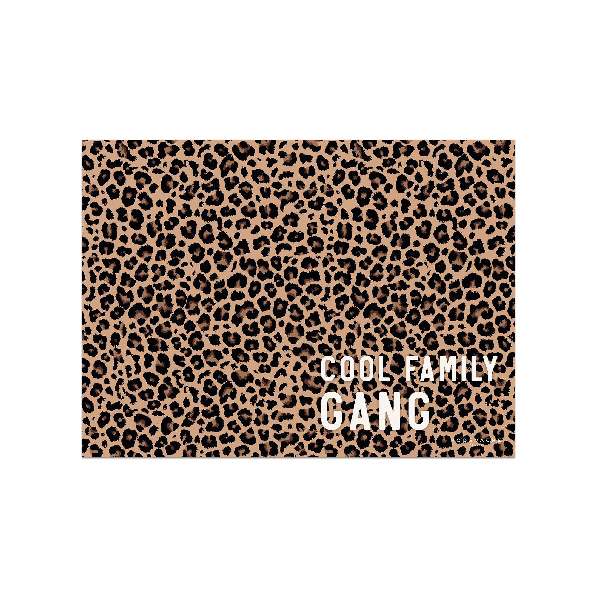 Set De Table Vinyle Léopard Cool Family Gang