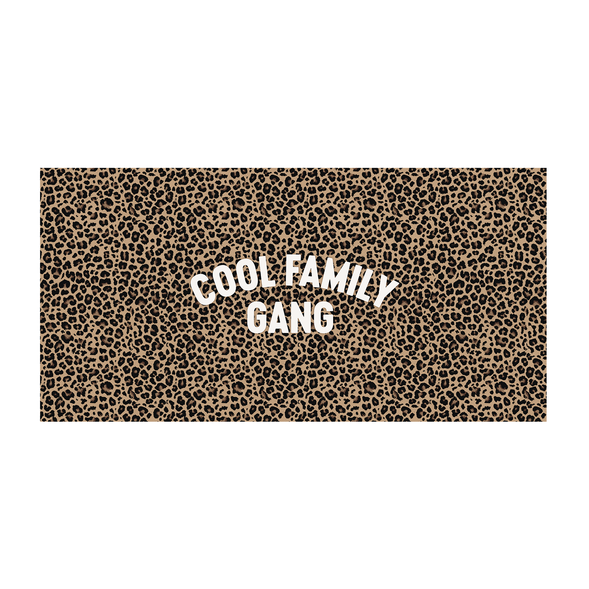 Tapis Vinyle Léopard Cool Family Gang