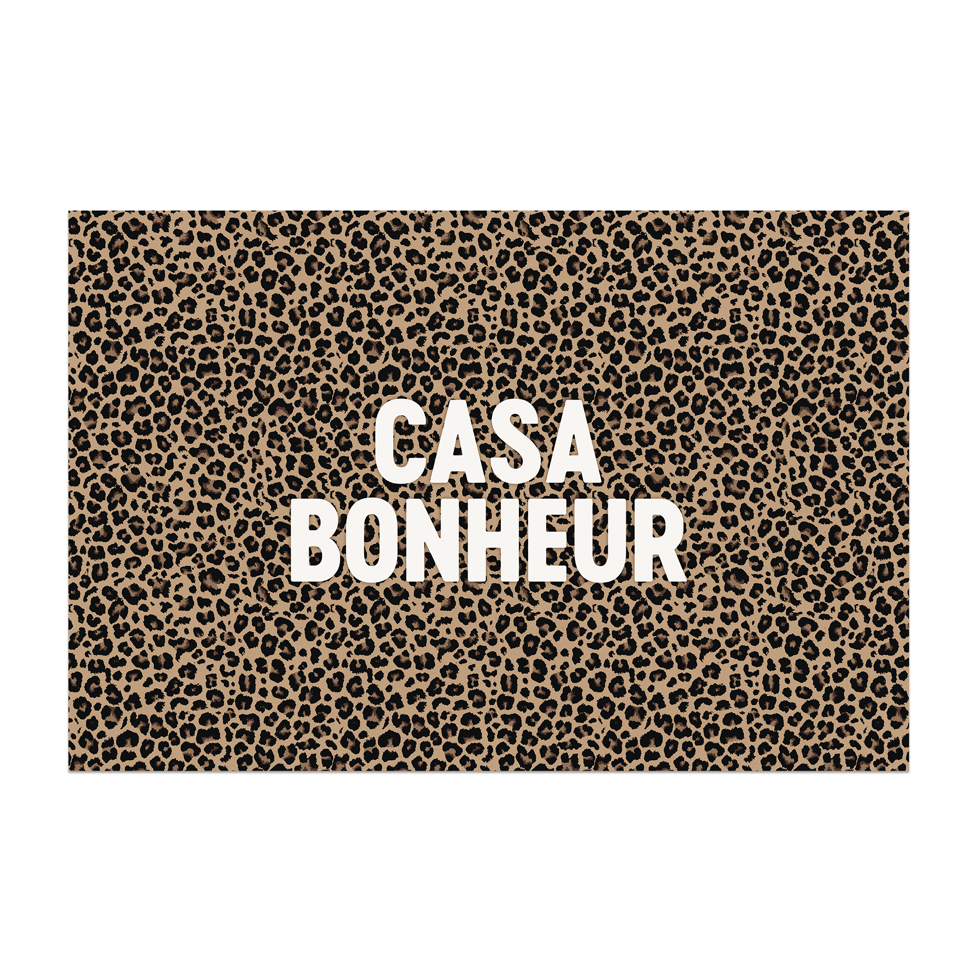 Tapis Vinyle Léopard Casa Bonheur
