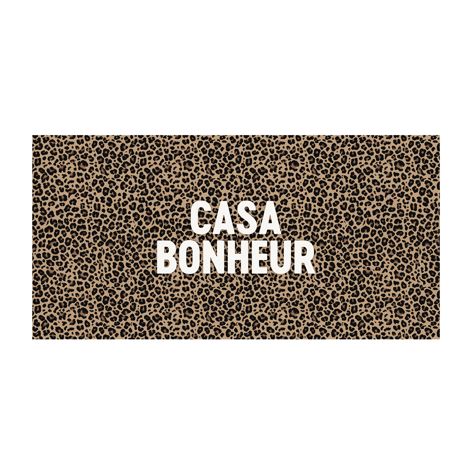 Tapis Vinyle Léopard Casa Bonheur