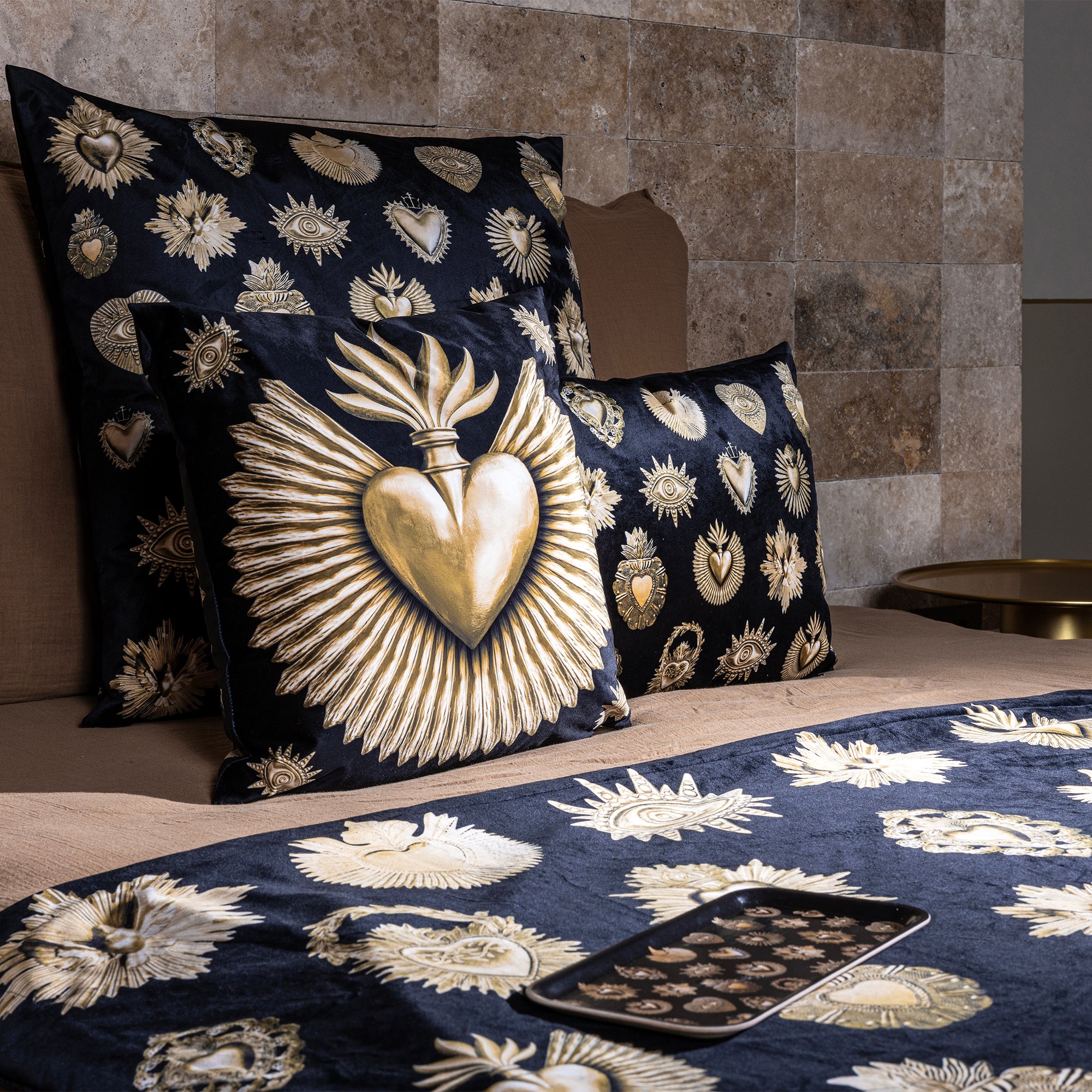 Plaid Velours Ex Voto St Emilion