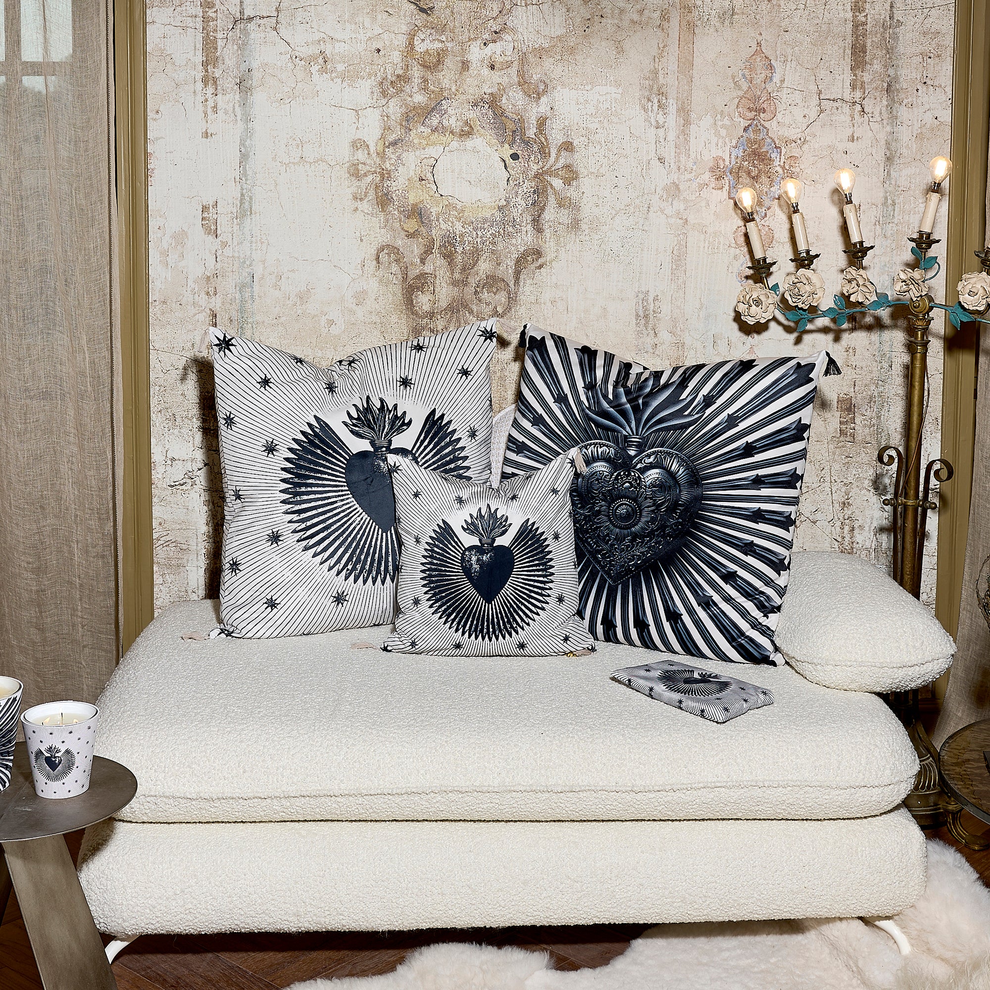 Coussin Velours Ex Voto Rocamadour