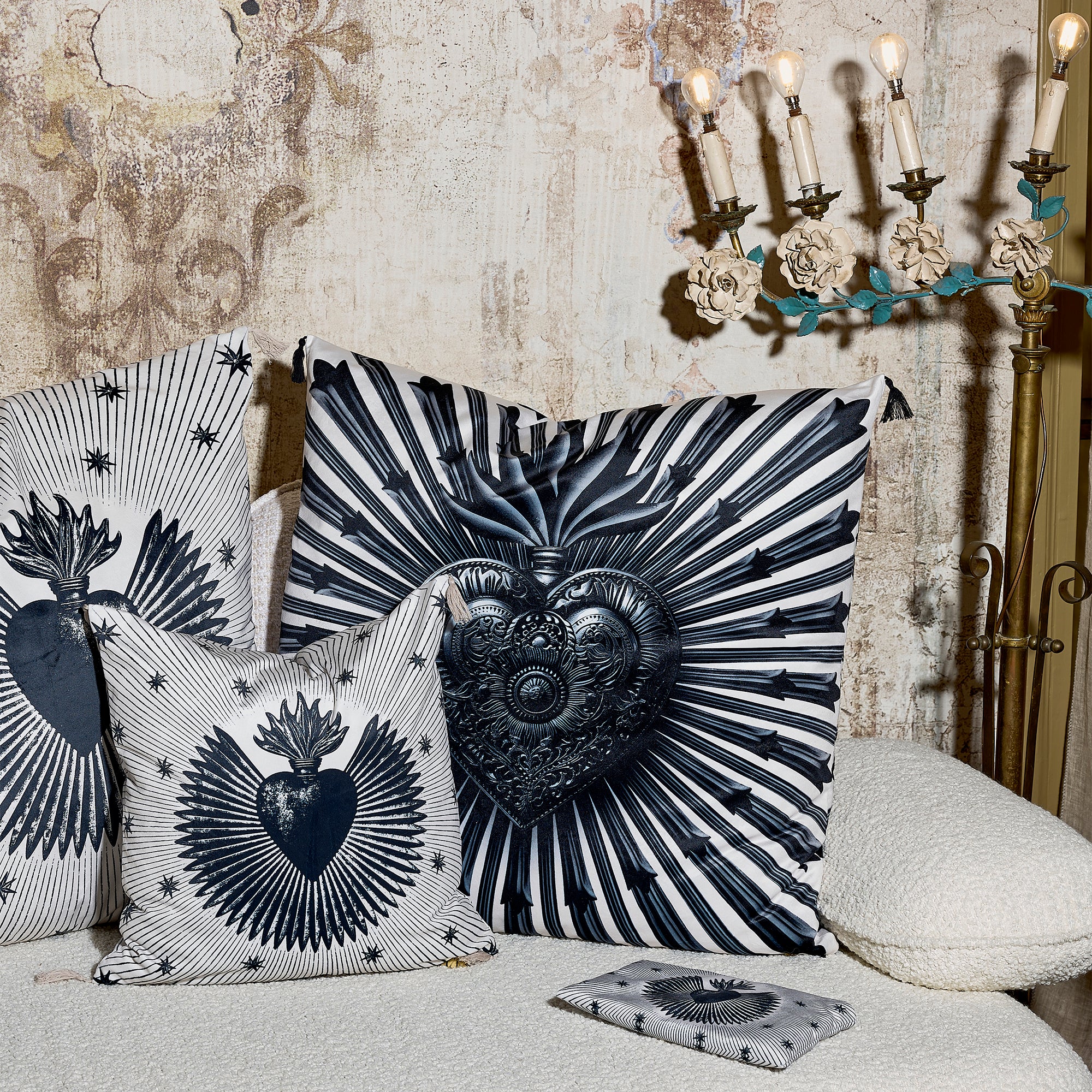 Coussin Velours Ex Voto Rocamadour