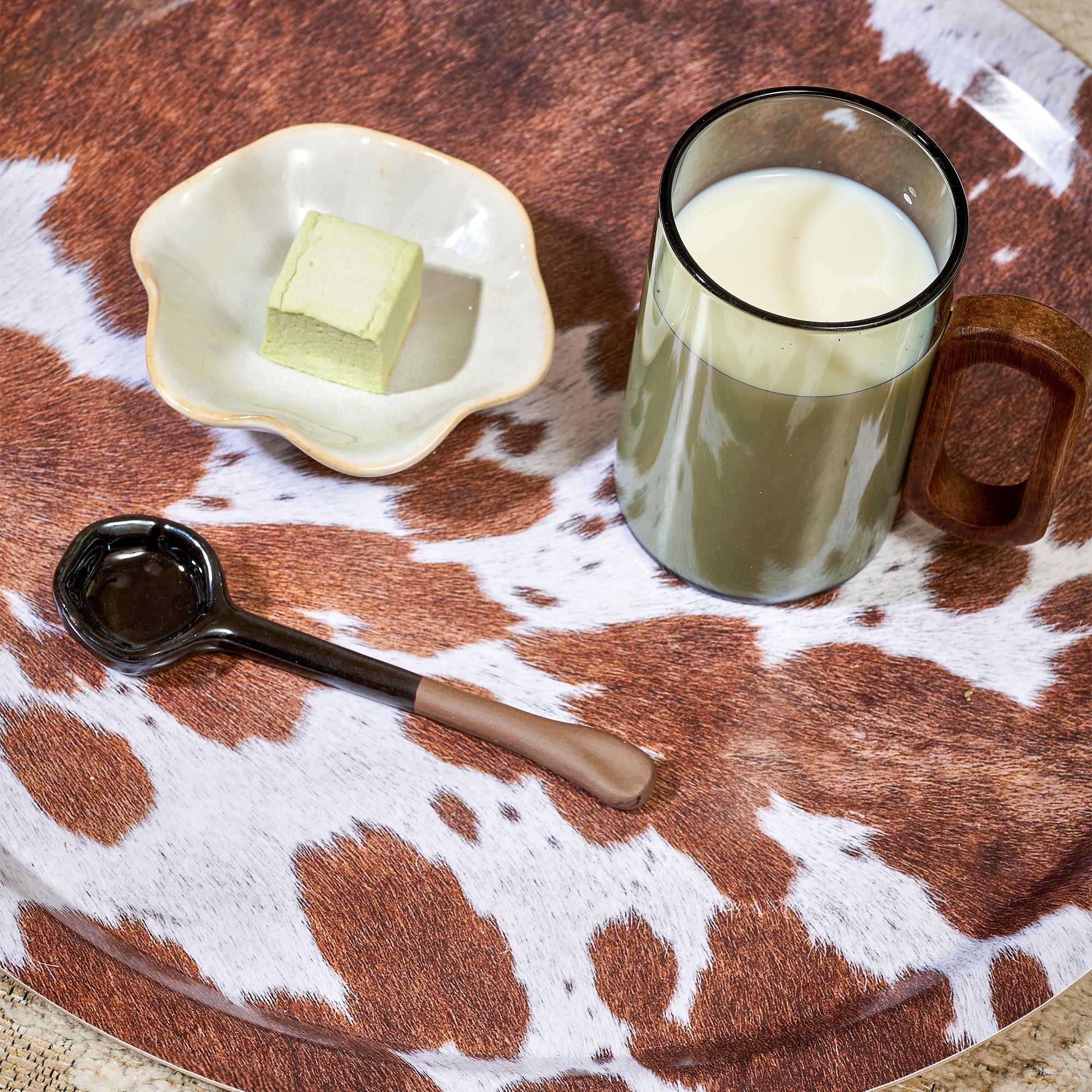 Plateau en bois rond Gstaad