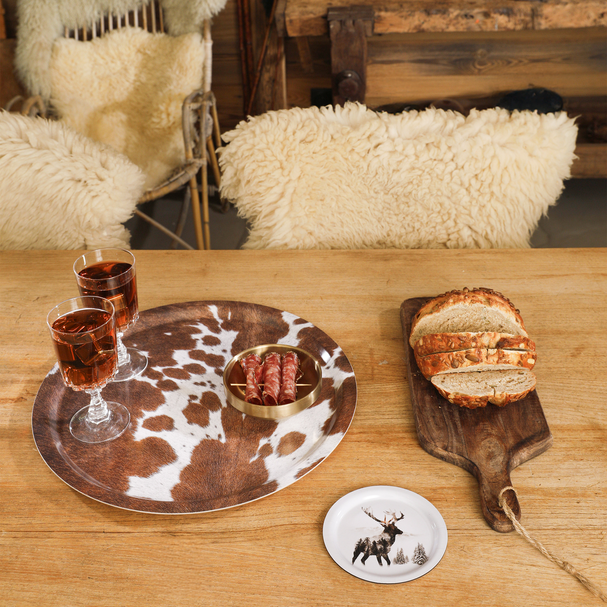 Plateau rond Gstaad