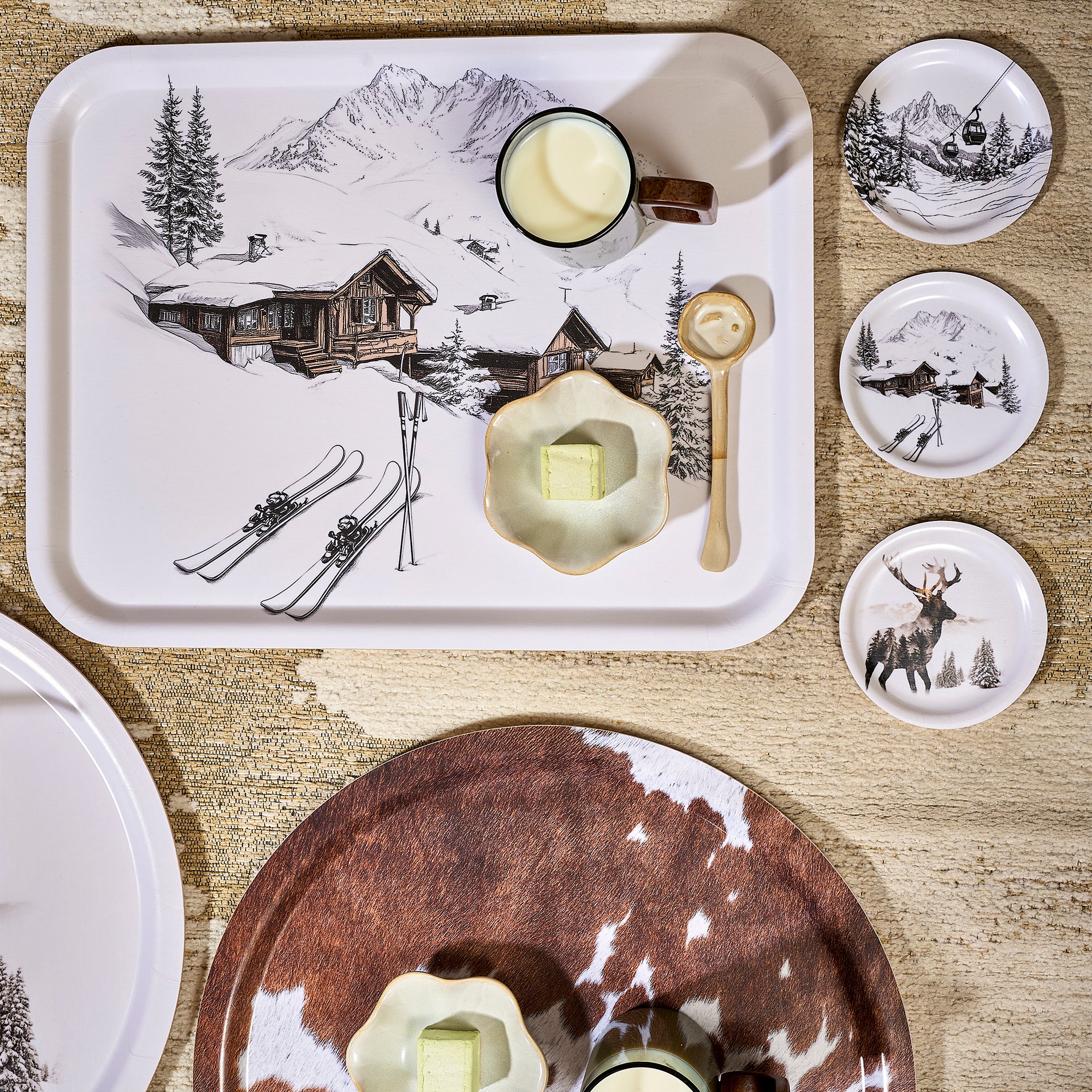 Plateau En Bois Soglio