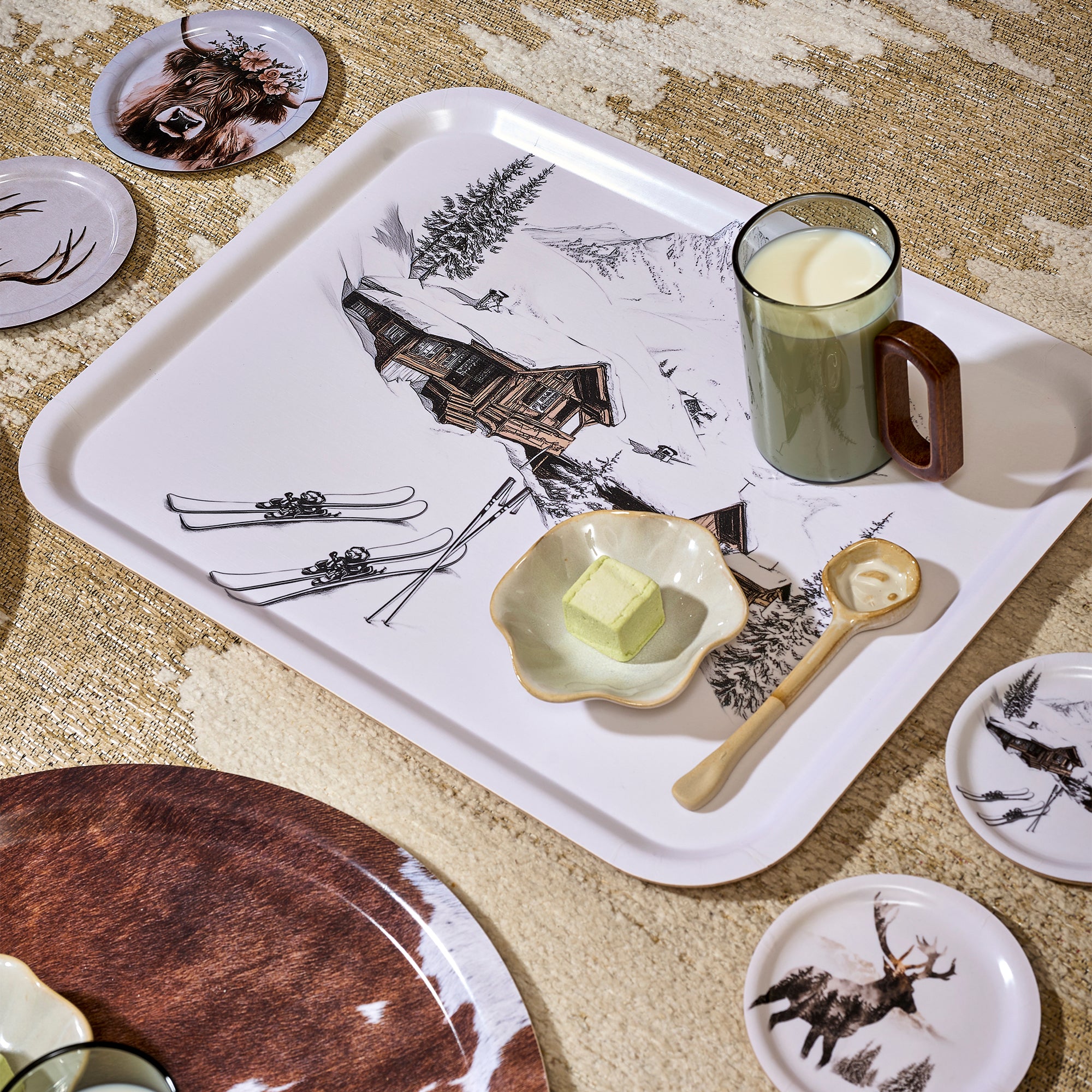 Plateau En Bois Soglio