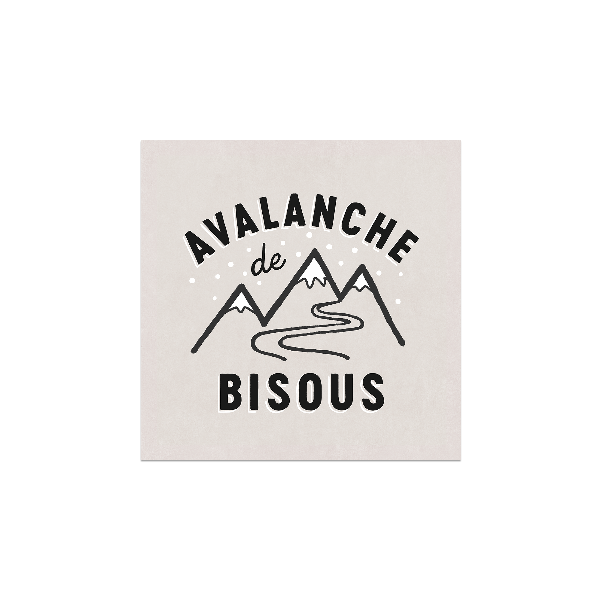 Lot De 6 Dessous De Verre Vinyle Ski Lanterbrunnen