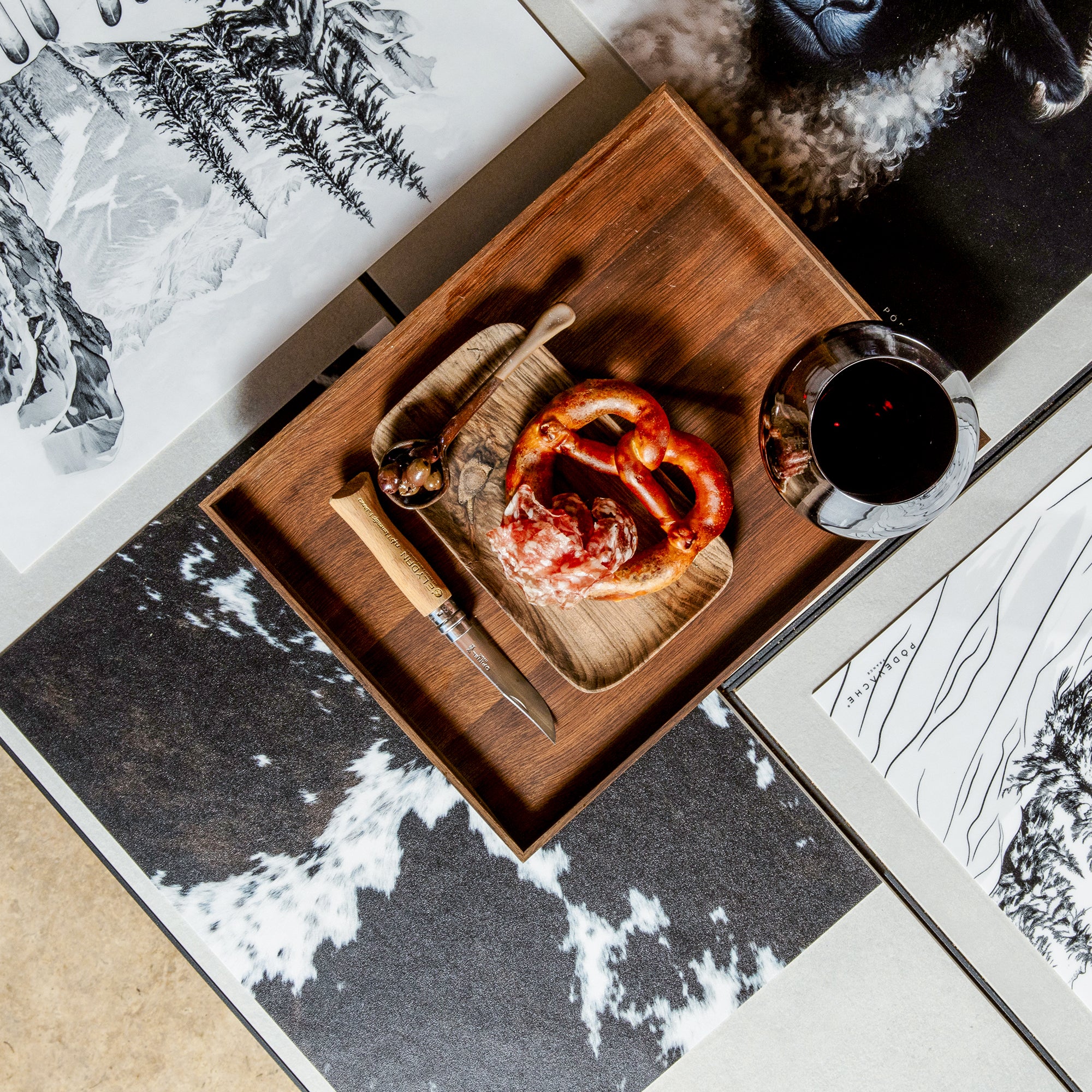 Set De Table Vinyle Peau De Vache Wengen