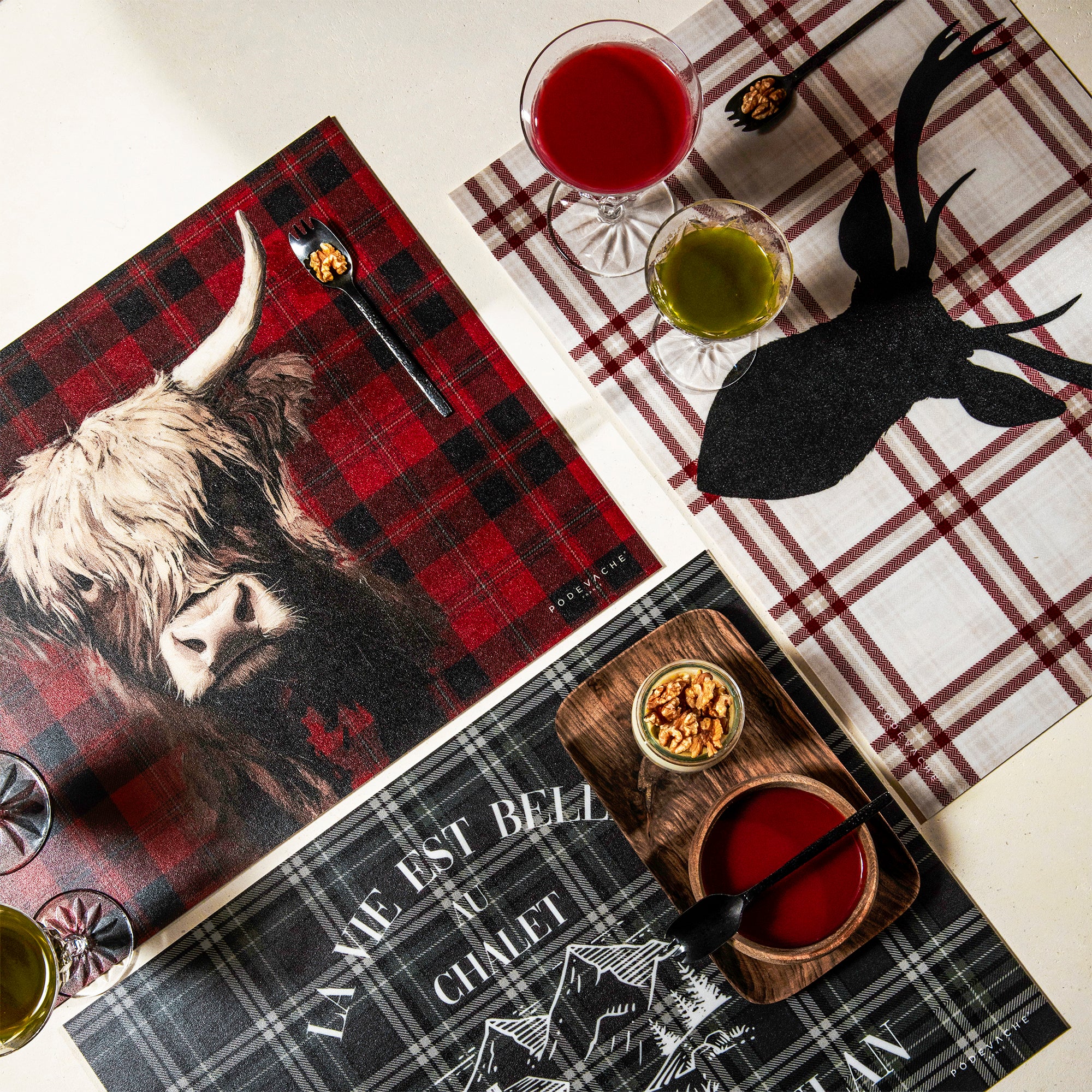 Cama personalized vinyl placemat