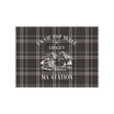 Set de table personnalisé en vinyle rectangulaire — modèle Montagne Tignes