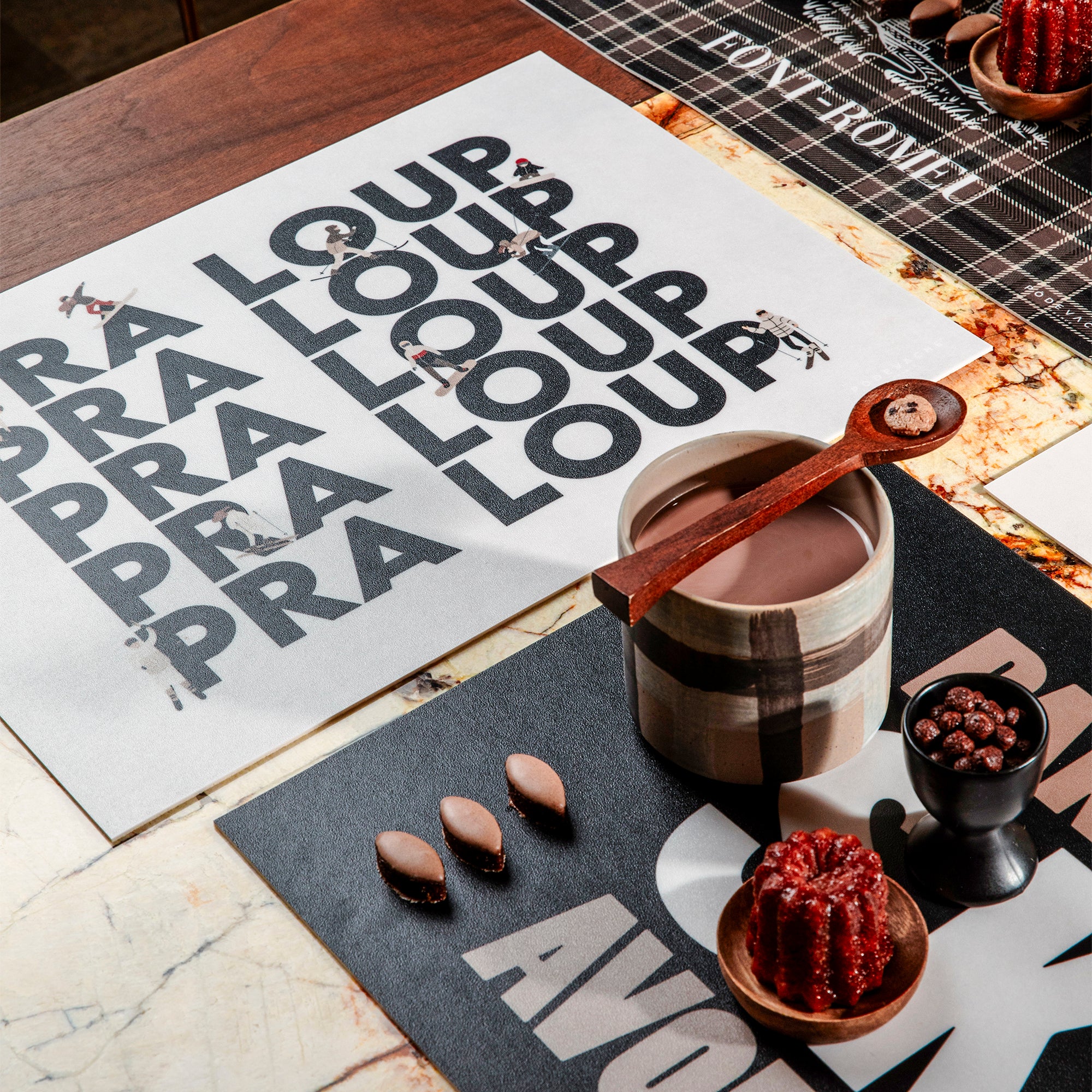 Cama personalized vinyl placemat