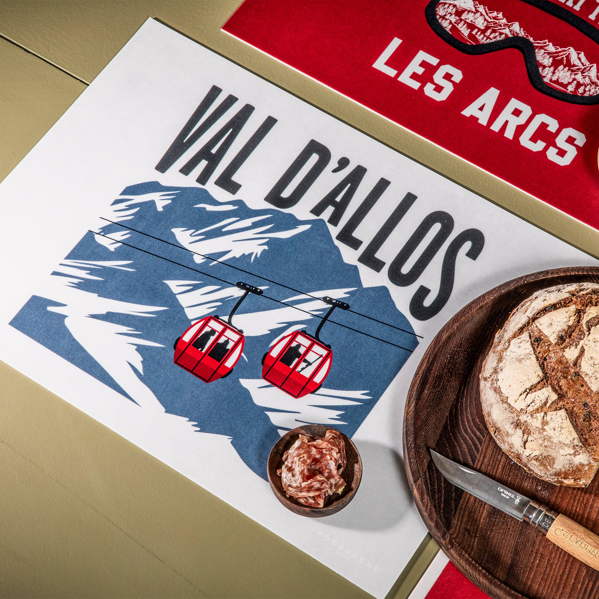 Cama personalized vinyl placemat