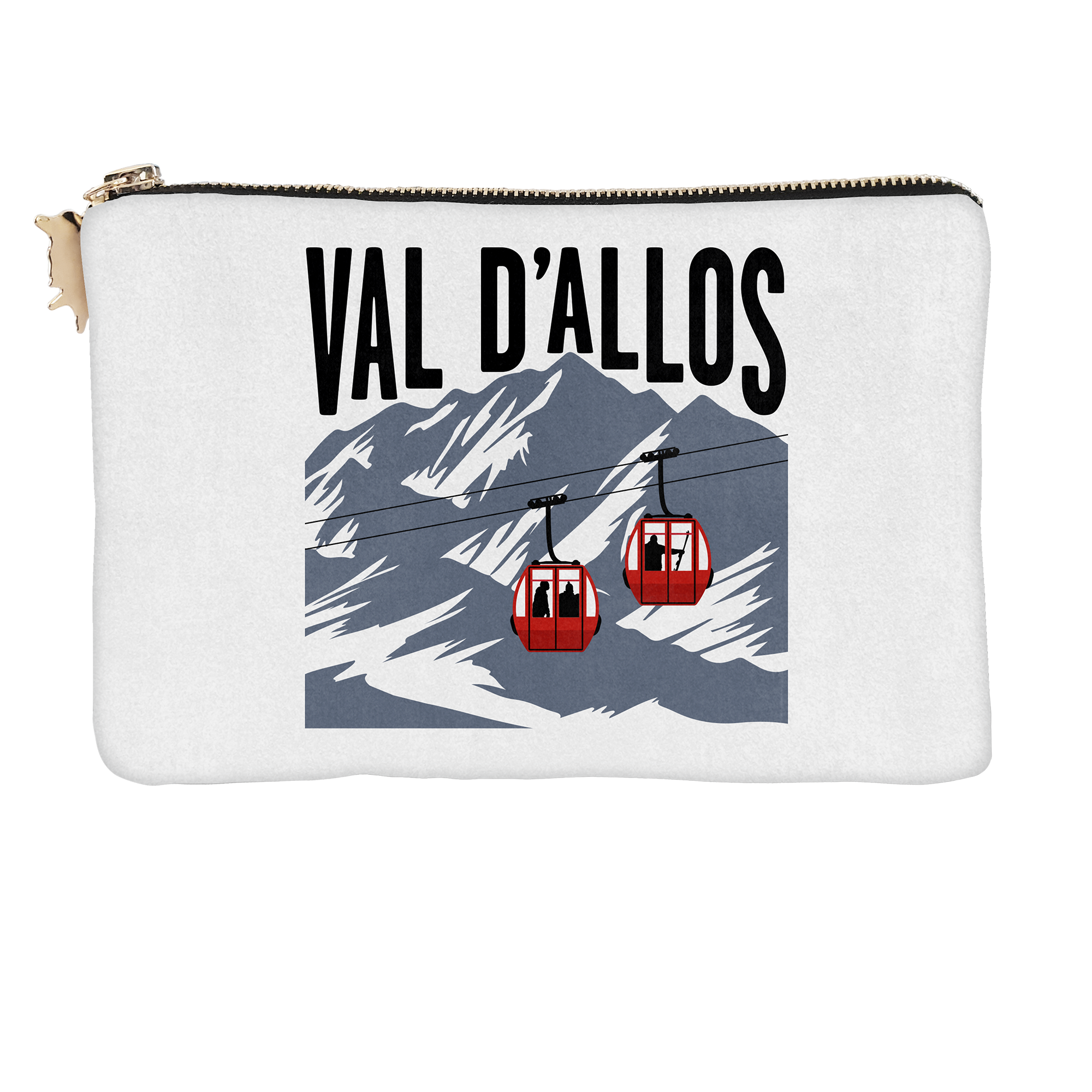 Pochette Velours Personnalisée Montagne Valloire S