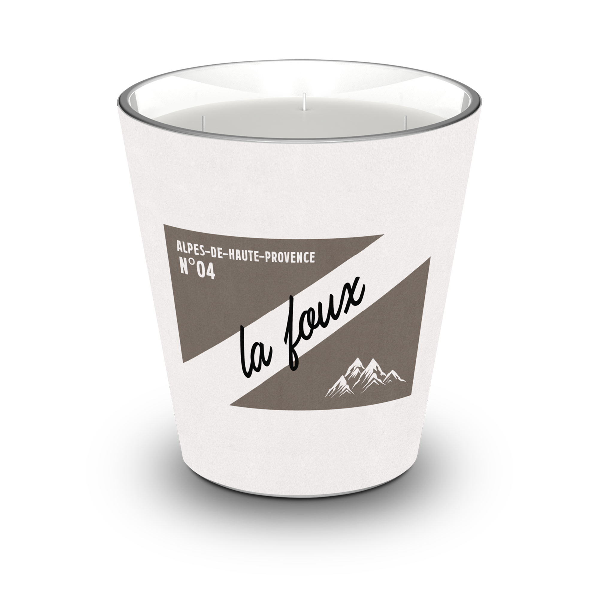 Personalized Mountain scented candle - Orange Blossom / Lavender / Lemon