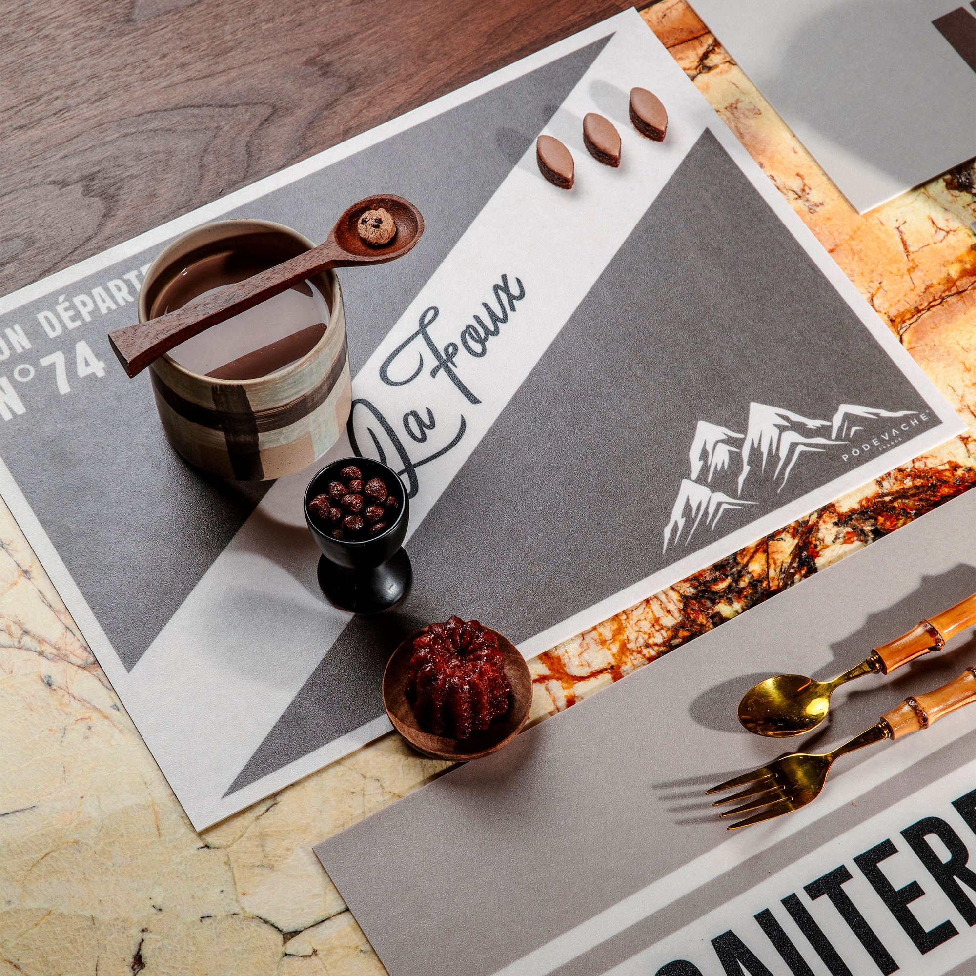 Cama personalized vinyl placemat