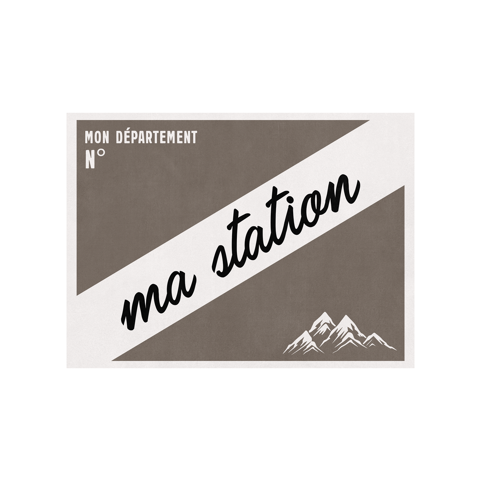 Cama personalized vinyl placemat