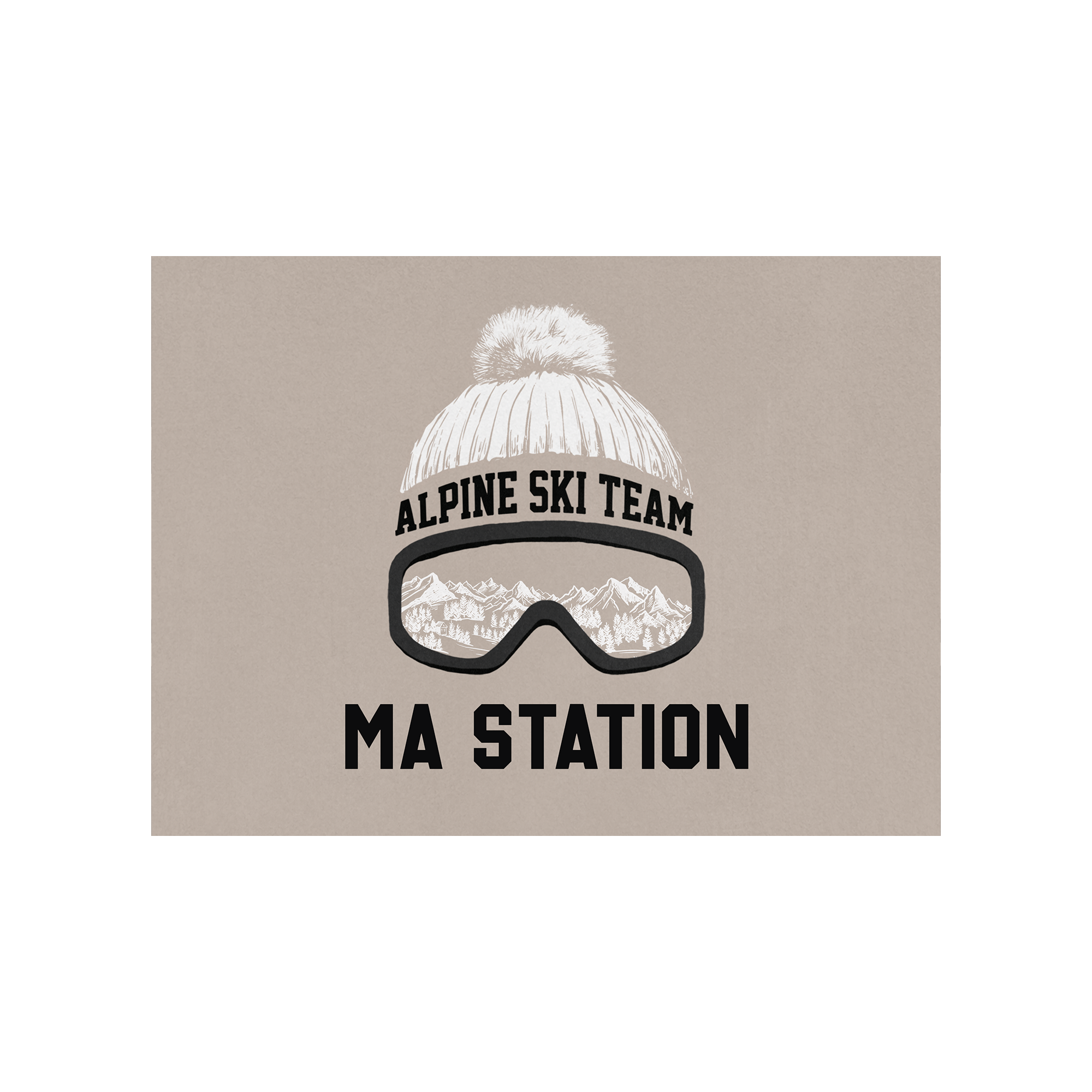 Cama personalized vinyl placemat